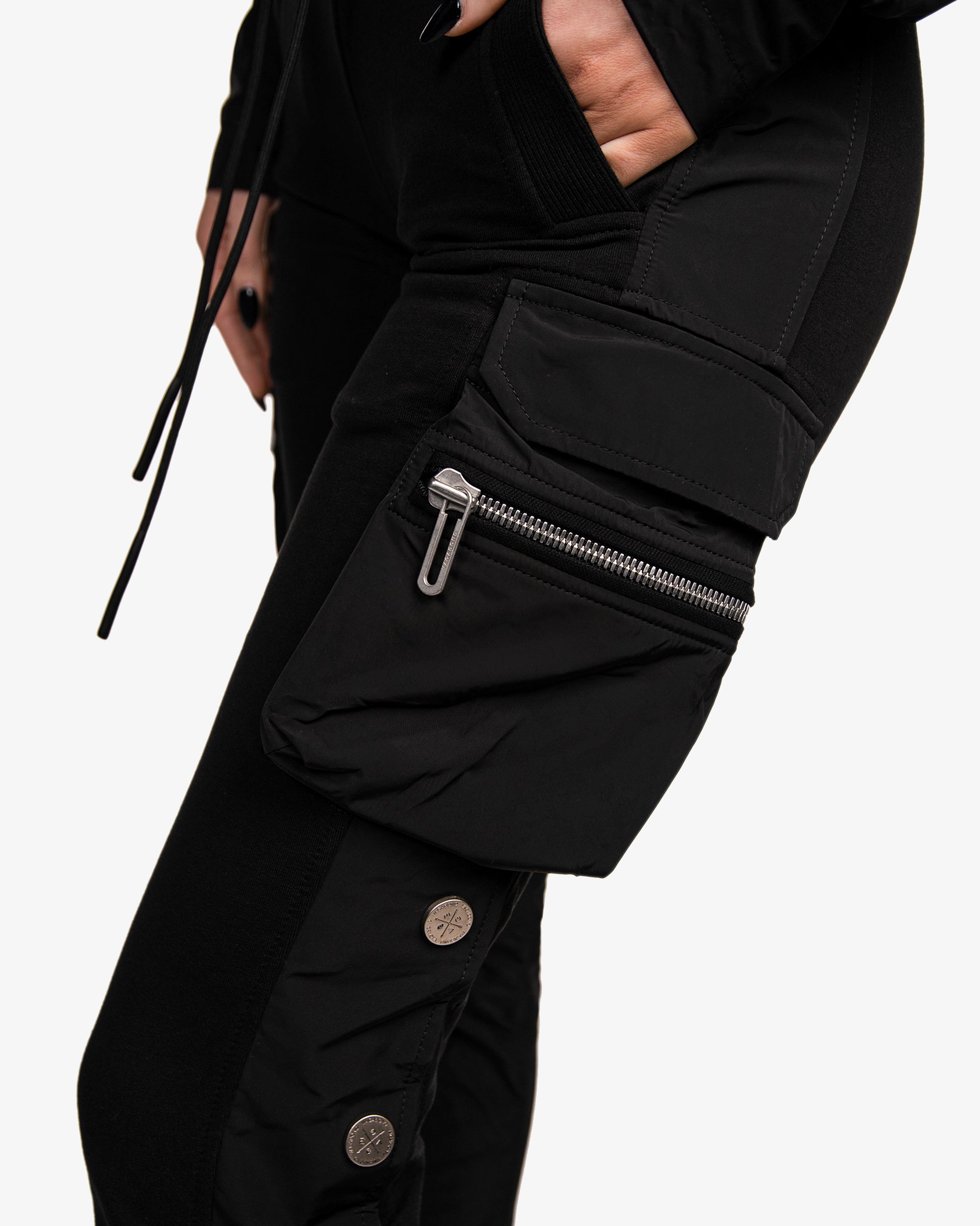 Stud cargo track pants - P22369