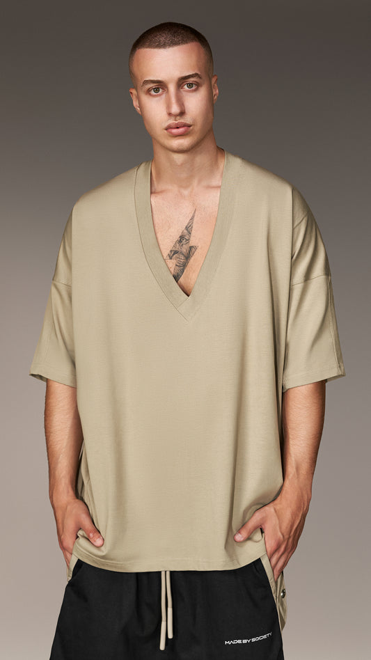 T-shirt z dekoltem - T16624