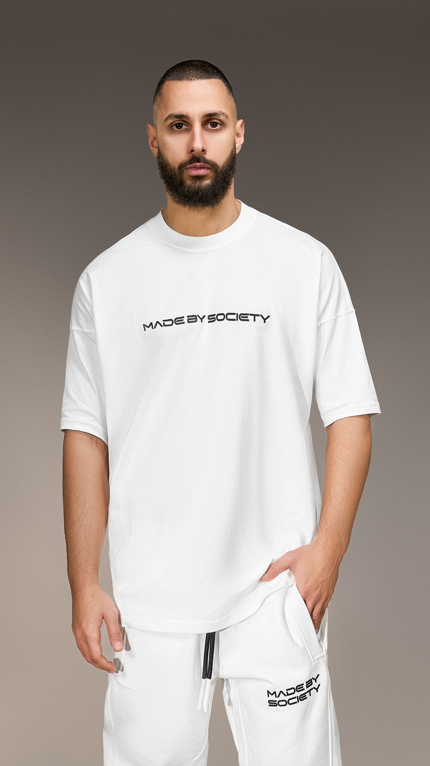 Oversized T-shirt "Made by Society" - T15999