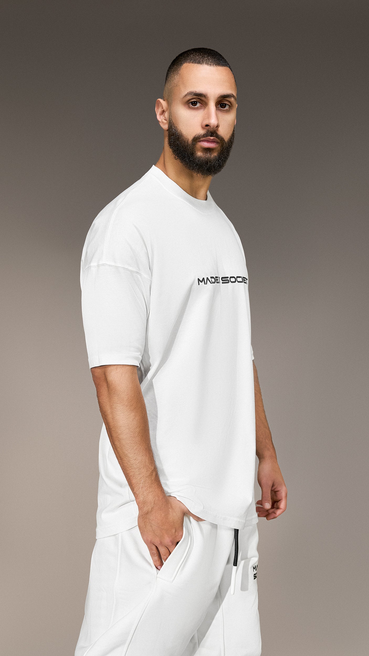 Oversized T-shirt "Made by Society" - T15999