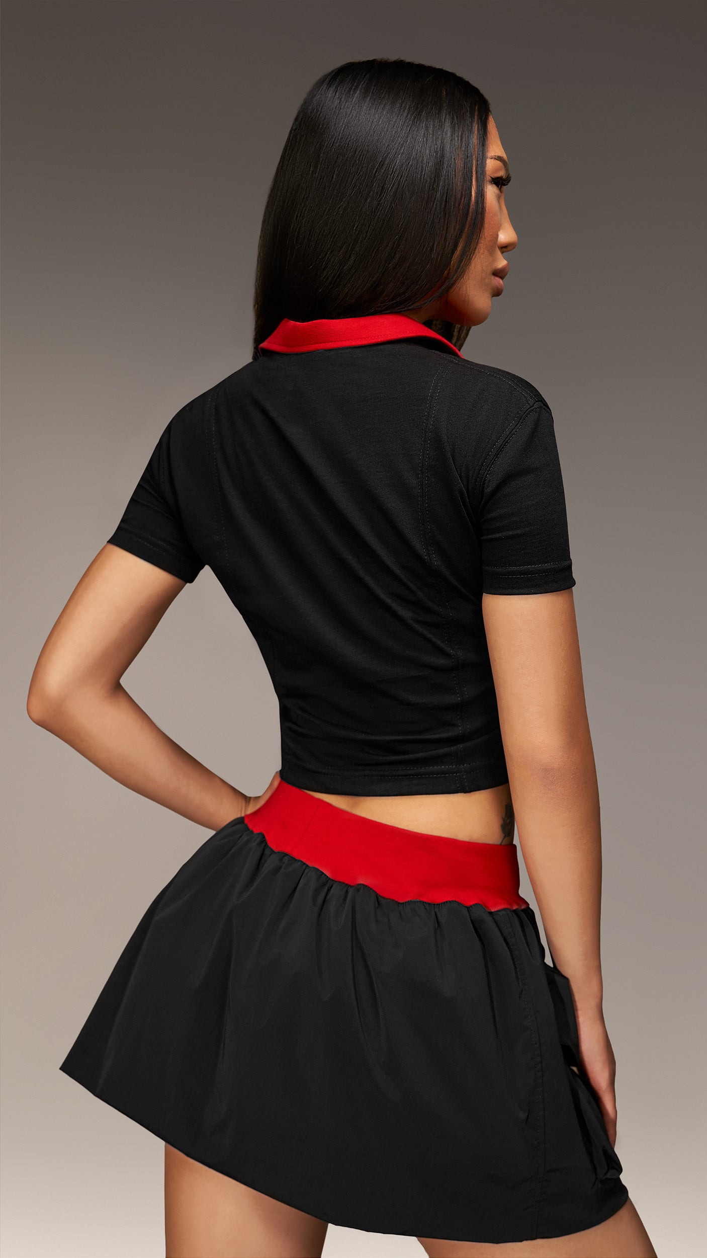 Crop Polo T-shirt - T26435