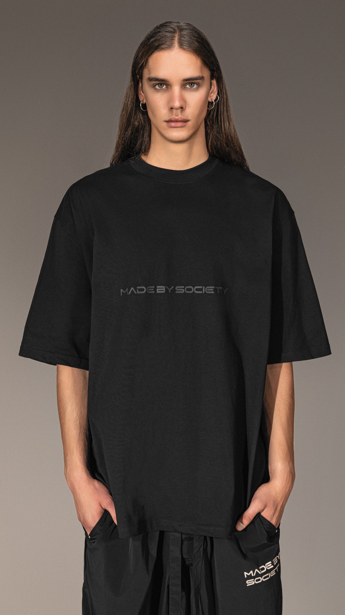 Tricou Oversized "MADE BY SOCIETY" - T15731