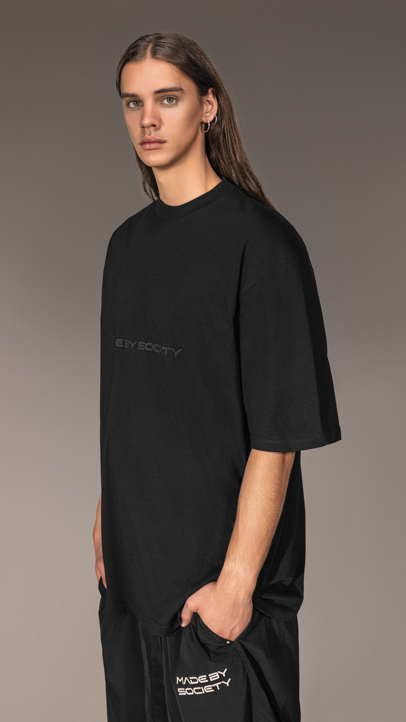 Tricou Oversized "MADE BY SOCIETY" - T15731