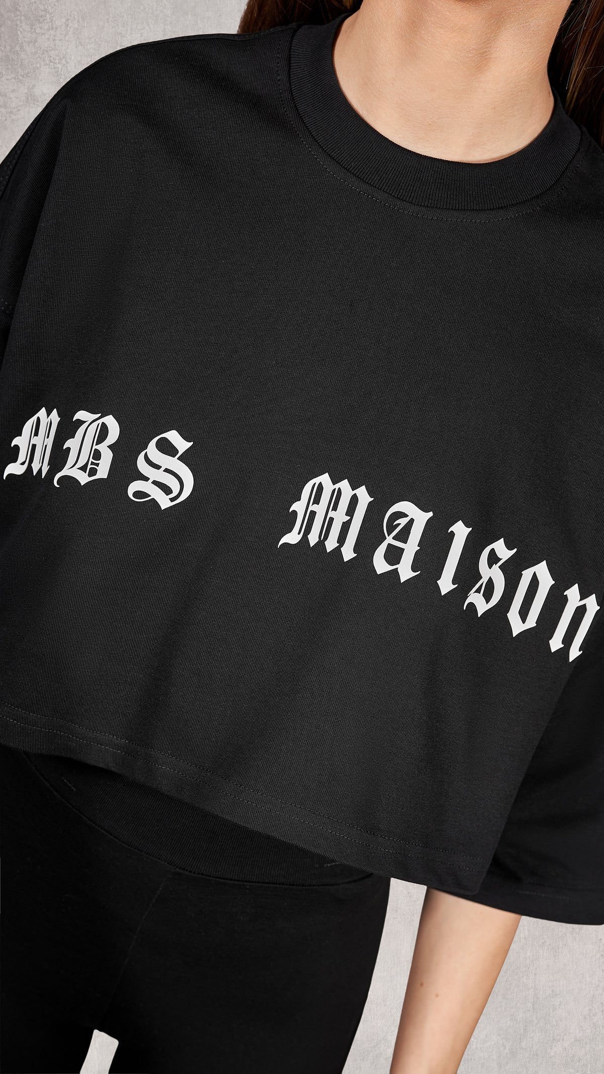 Tricou Typeset Crop - T27991