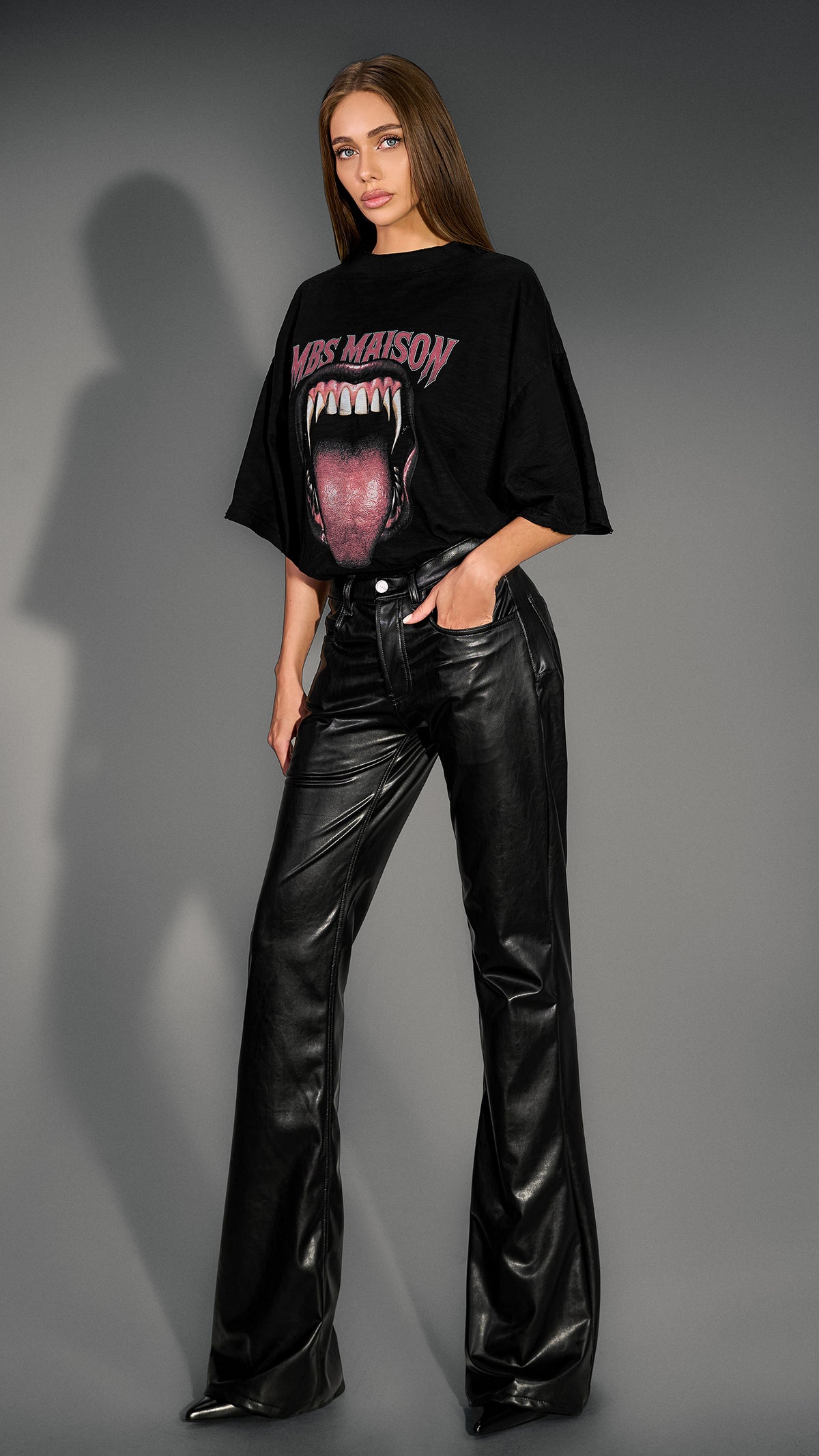 Spodnie WET BLACK - P27586