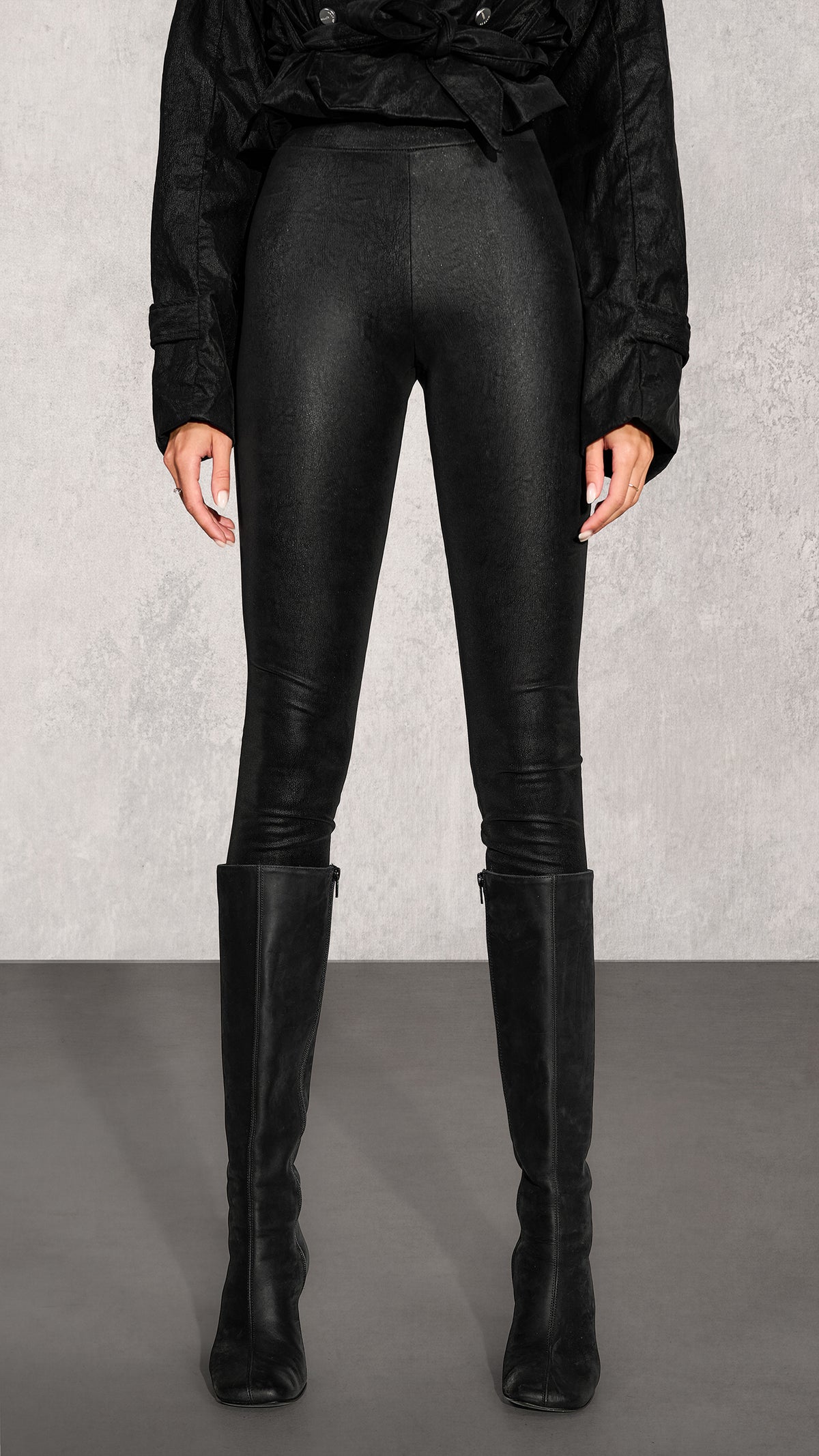 Spodnie SATIN NOIR - P27557