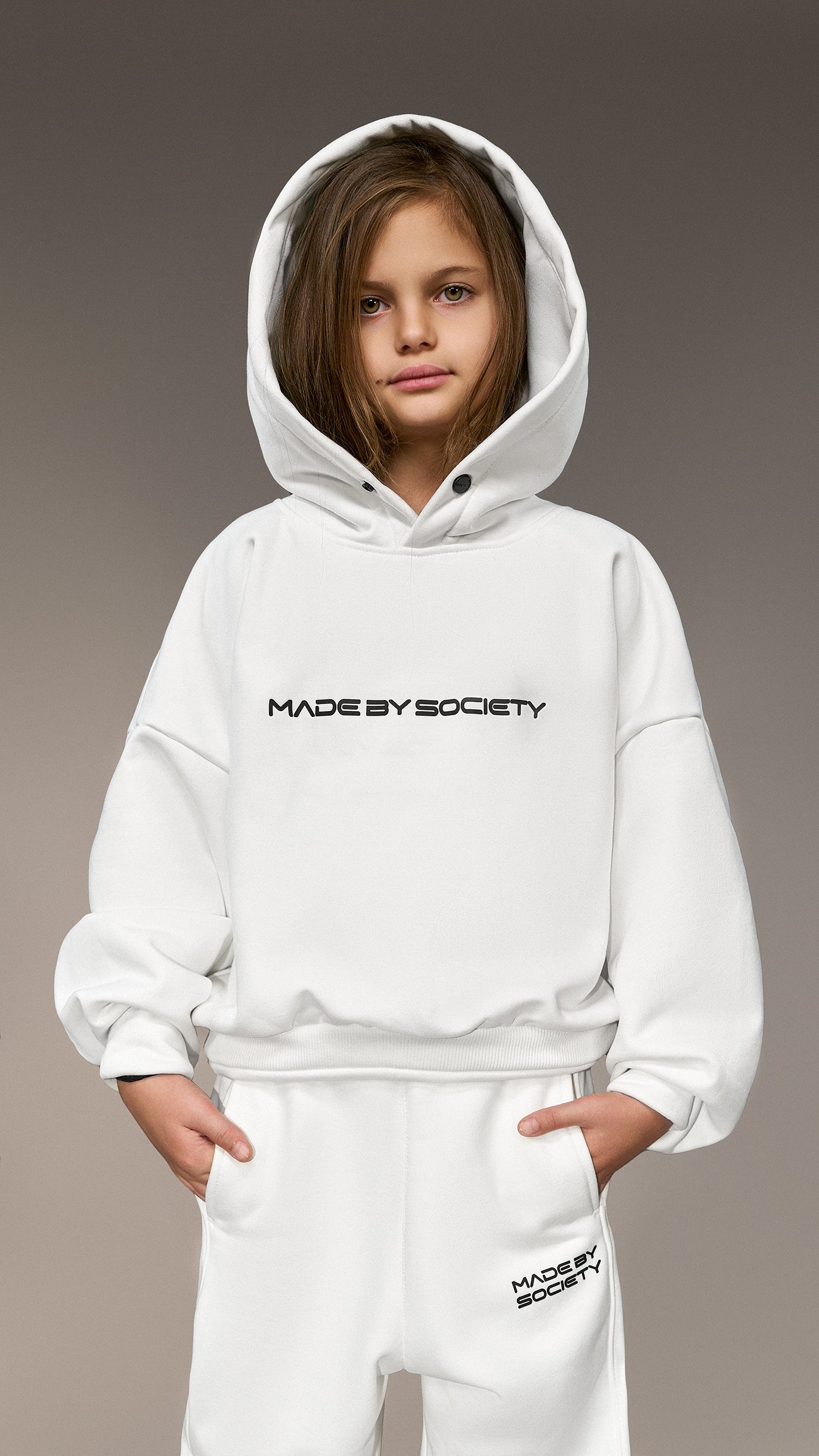 Bluza z kapturem "Made by Society" - H35901