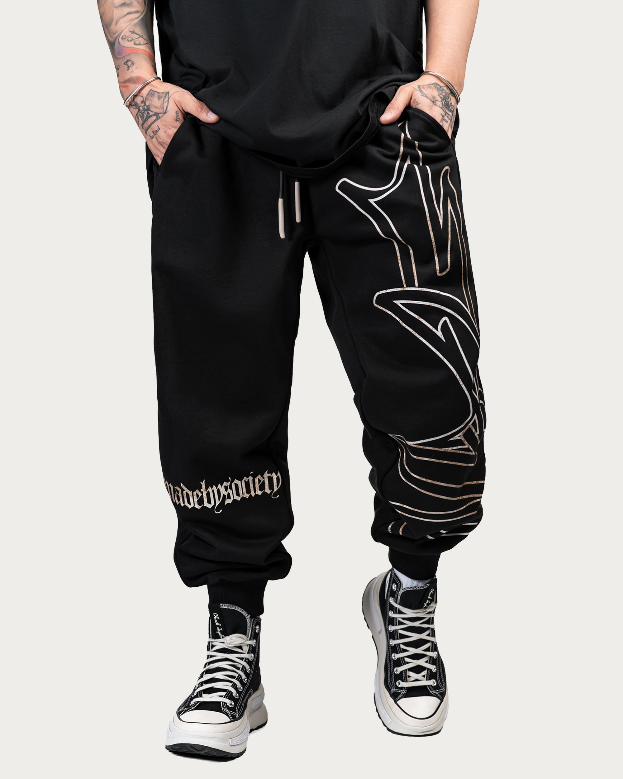 Loose jogger pants  - P15251