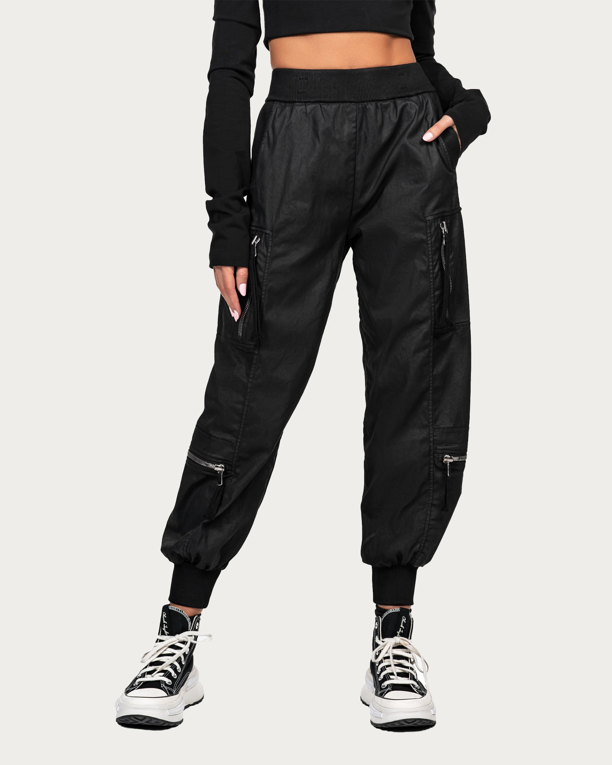 Zipper utility pants - P21196