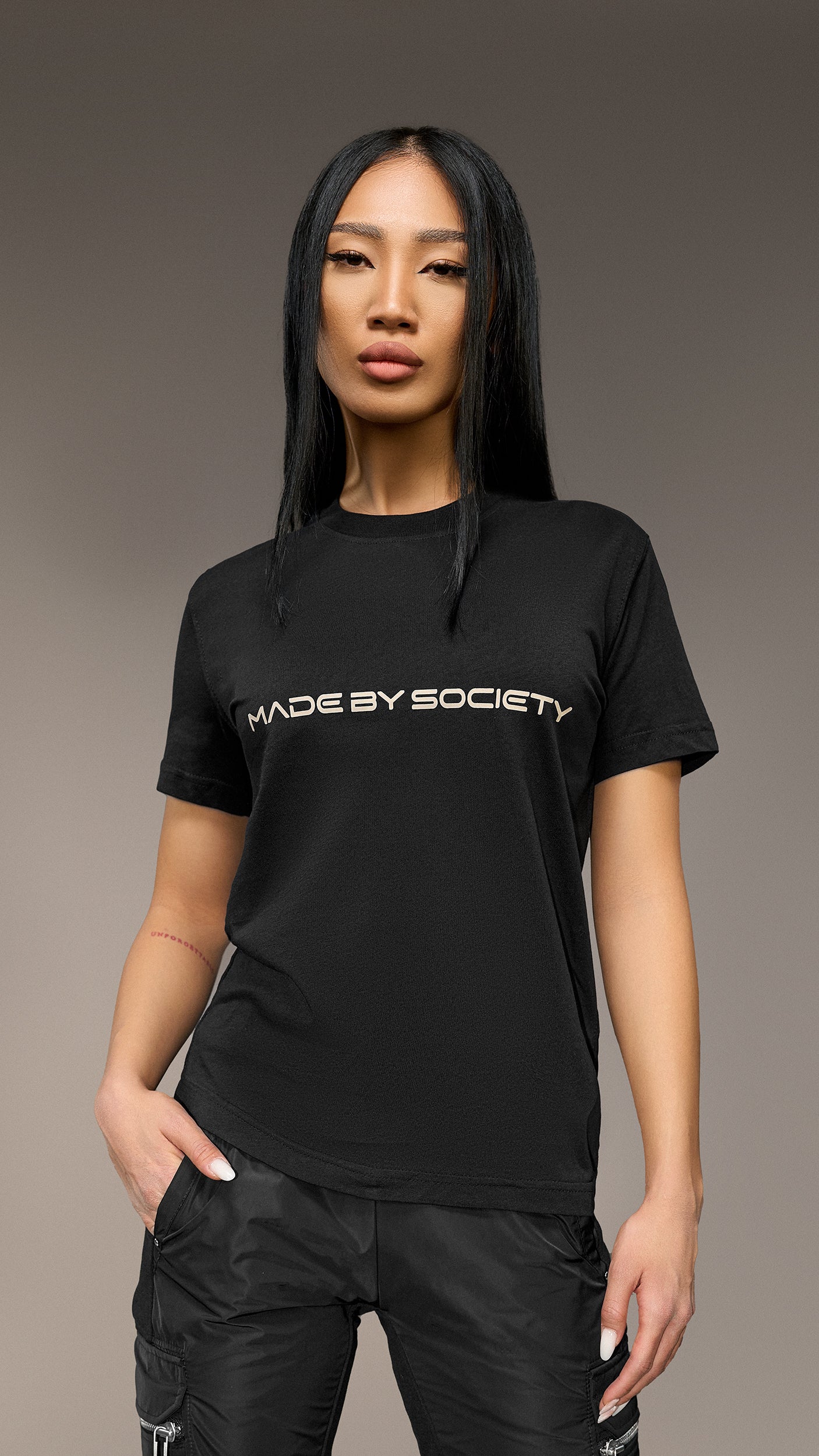 Casualowy T-shirt Made By Society - T25916