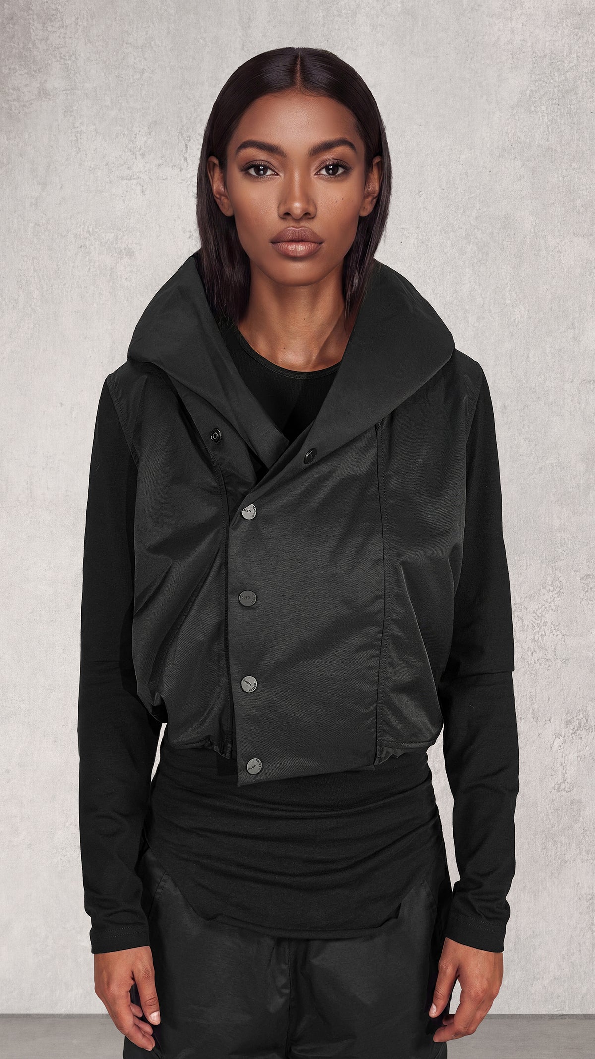 Bluza z kapturem NOIR SOFT - H27824