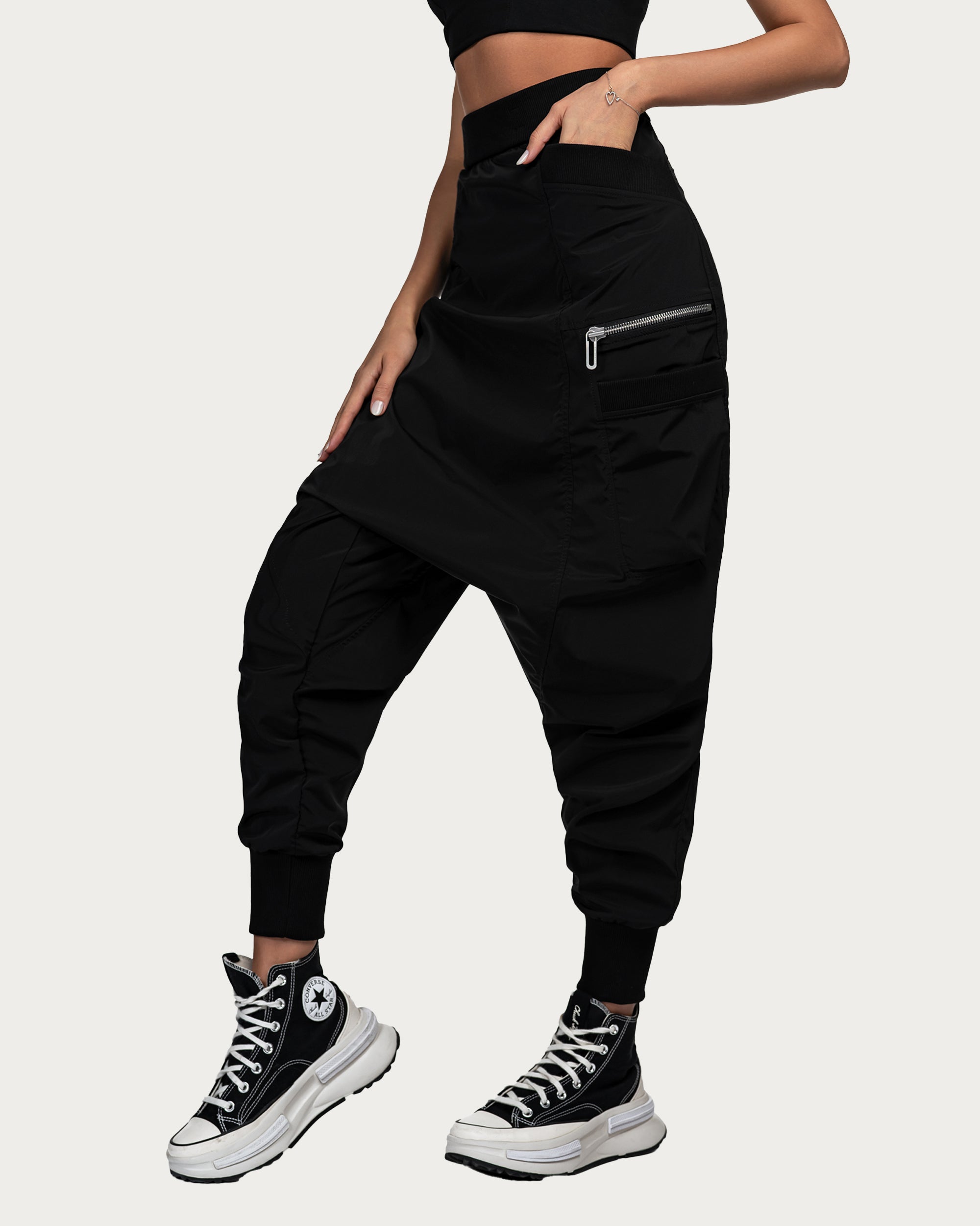 Spodnie jogger typu drop - P25262