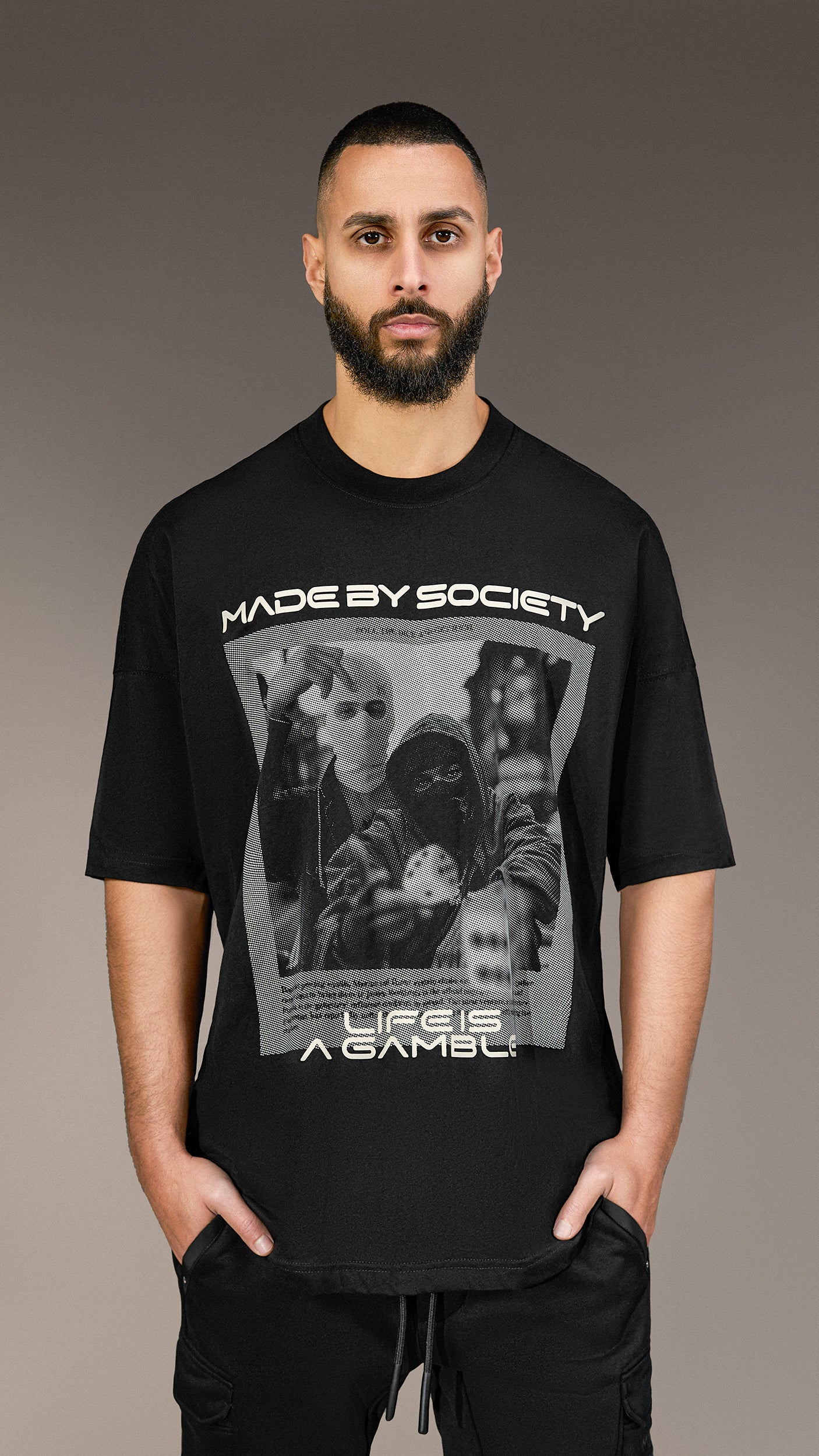 Tricou „Life is a Gamble” Made by Society - T15936