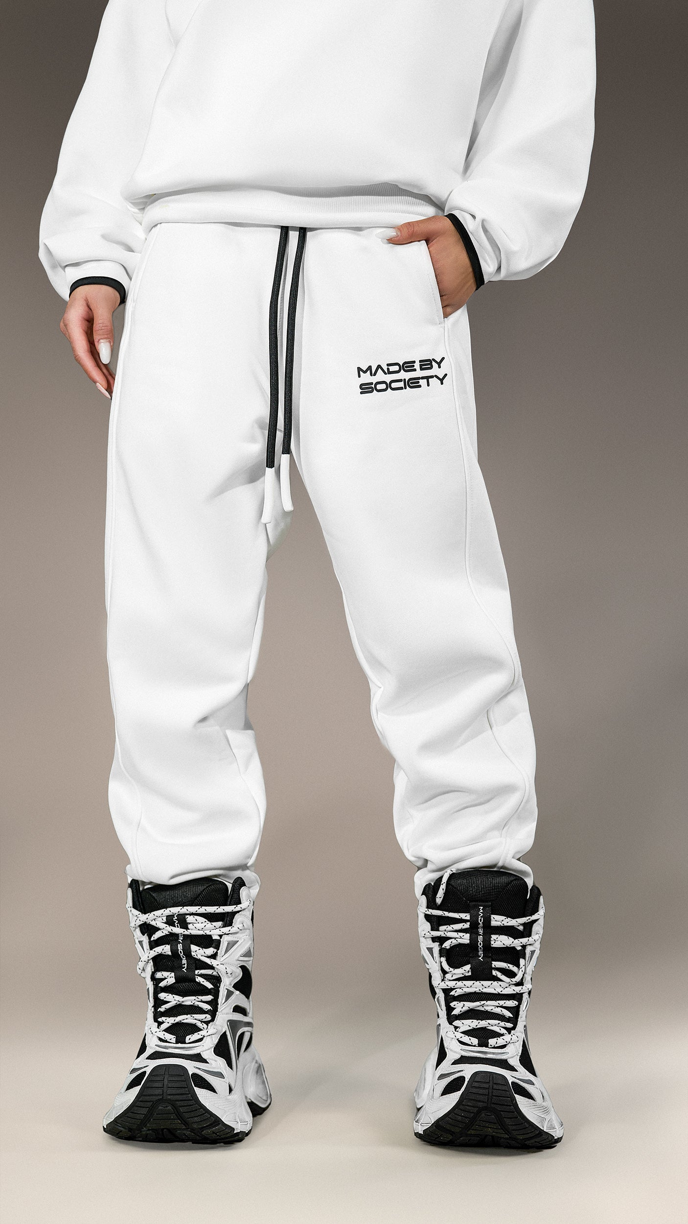 Pantaloni Jogger "Made By Society" - P25898