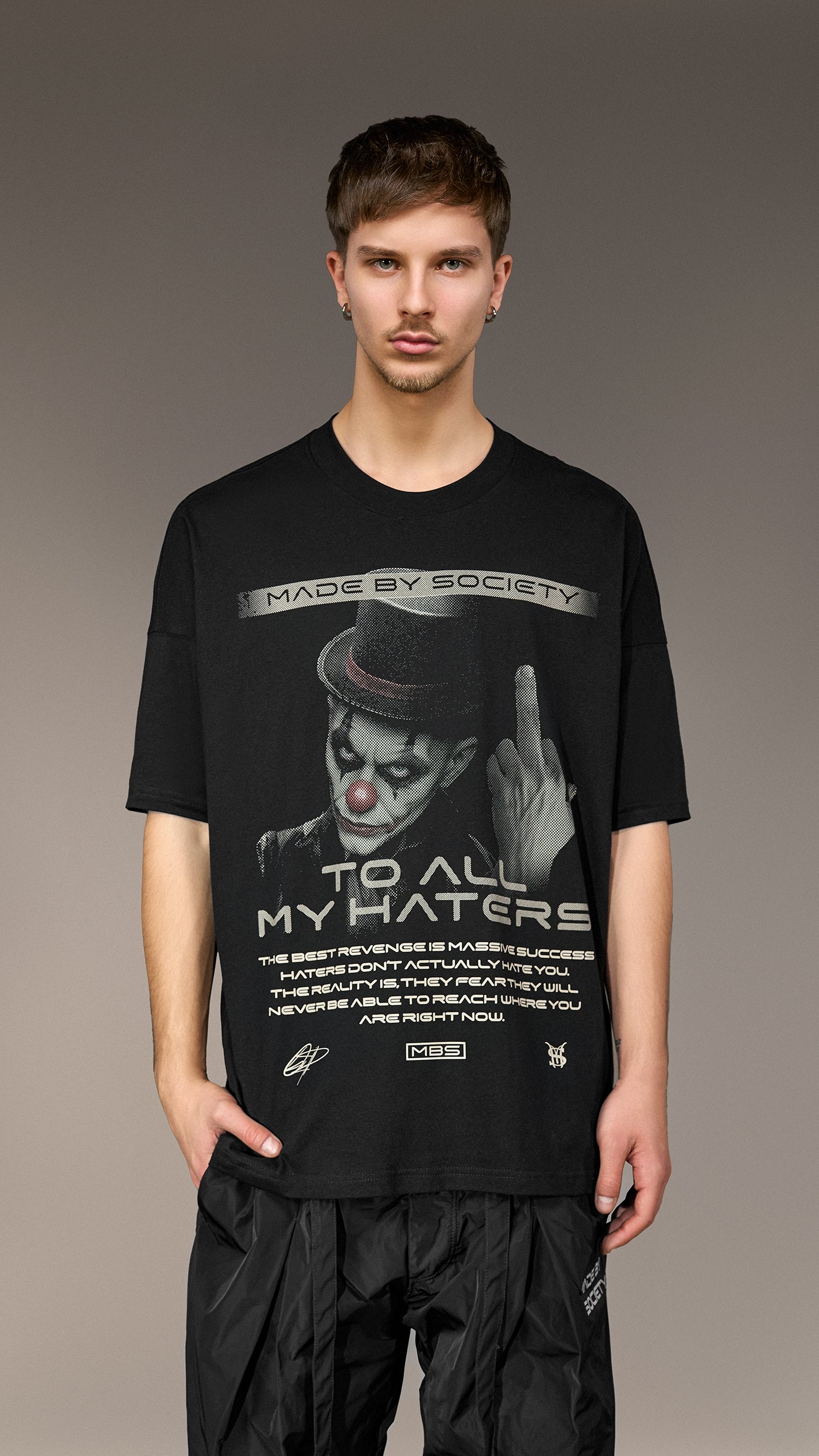  Koszulka „To All My Haters” Made by Society - T15834