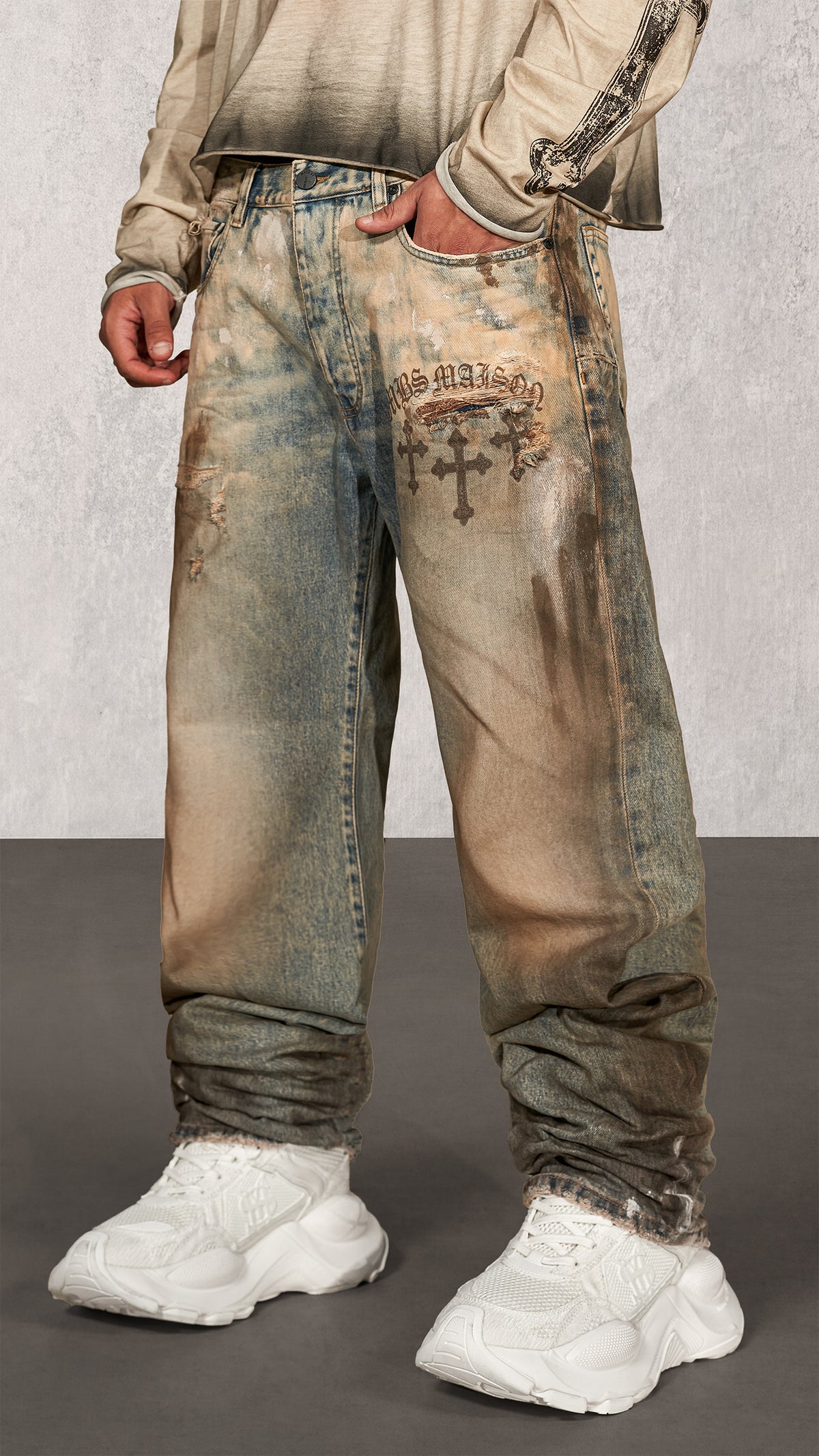 Jeansy ASH-VOLT WIDE - P17240