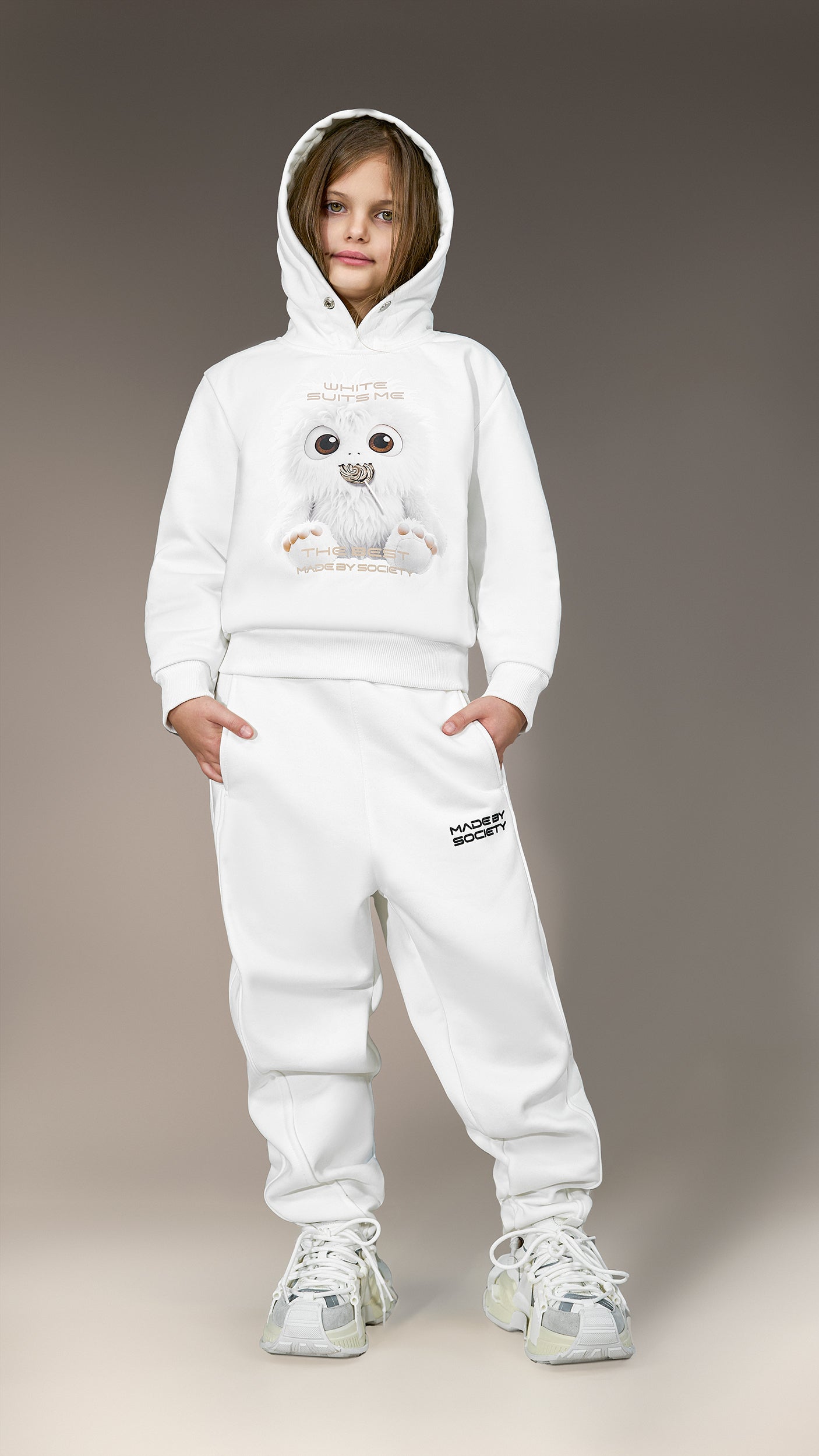 Bluza "WHITE SUITS ME - THE BEST" - H35947