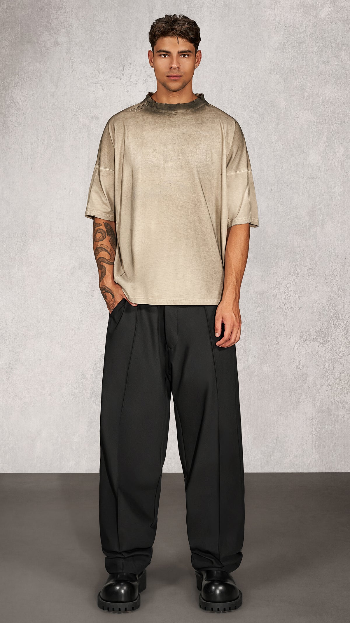 Spodnie Uniform Black - P17635