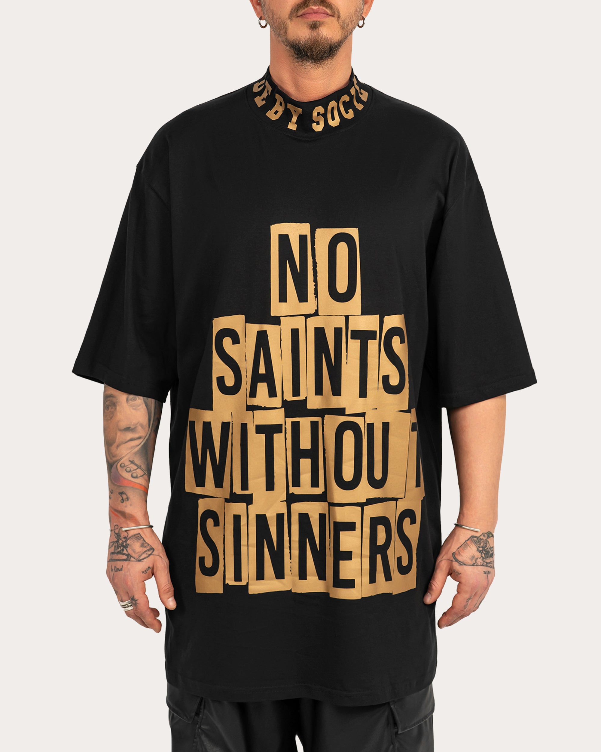 T-shirt No saints - T15124