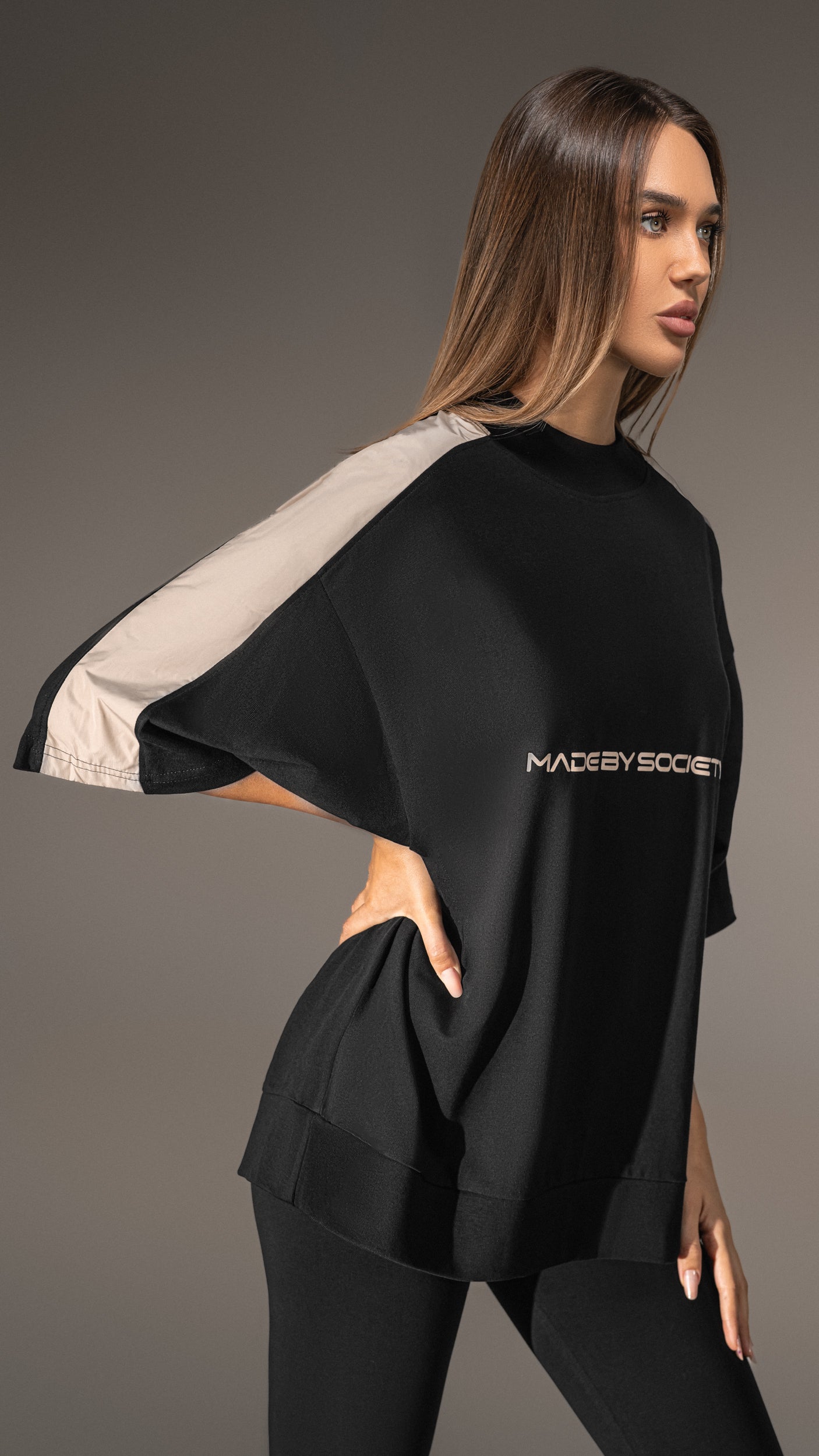 Koszulka Oversized „Made by Society” – T25631