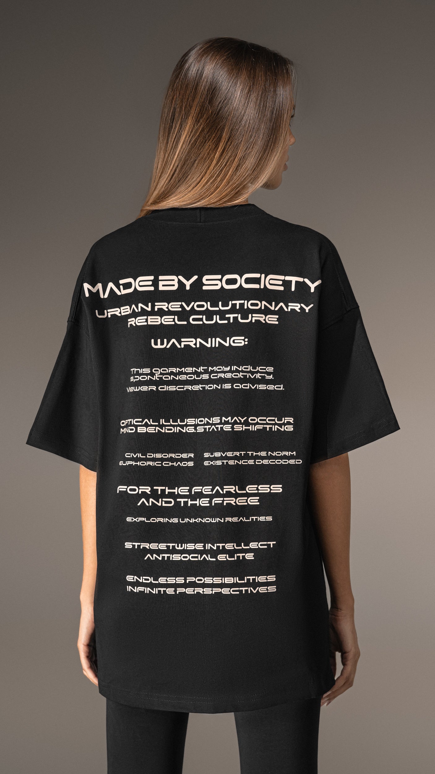 Koszulka Oversized „Made by Society” – T25687