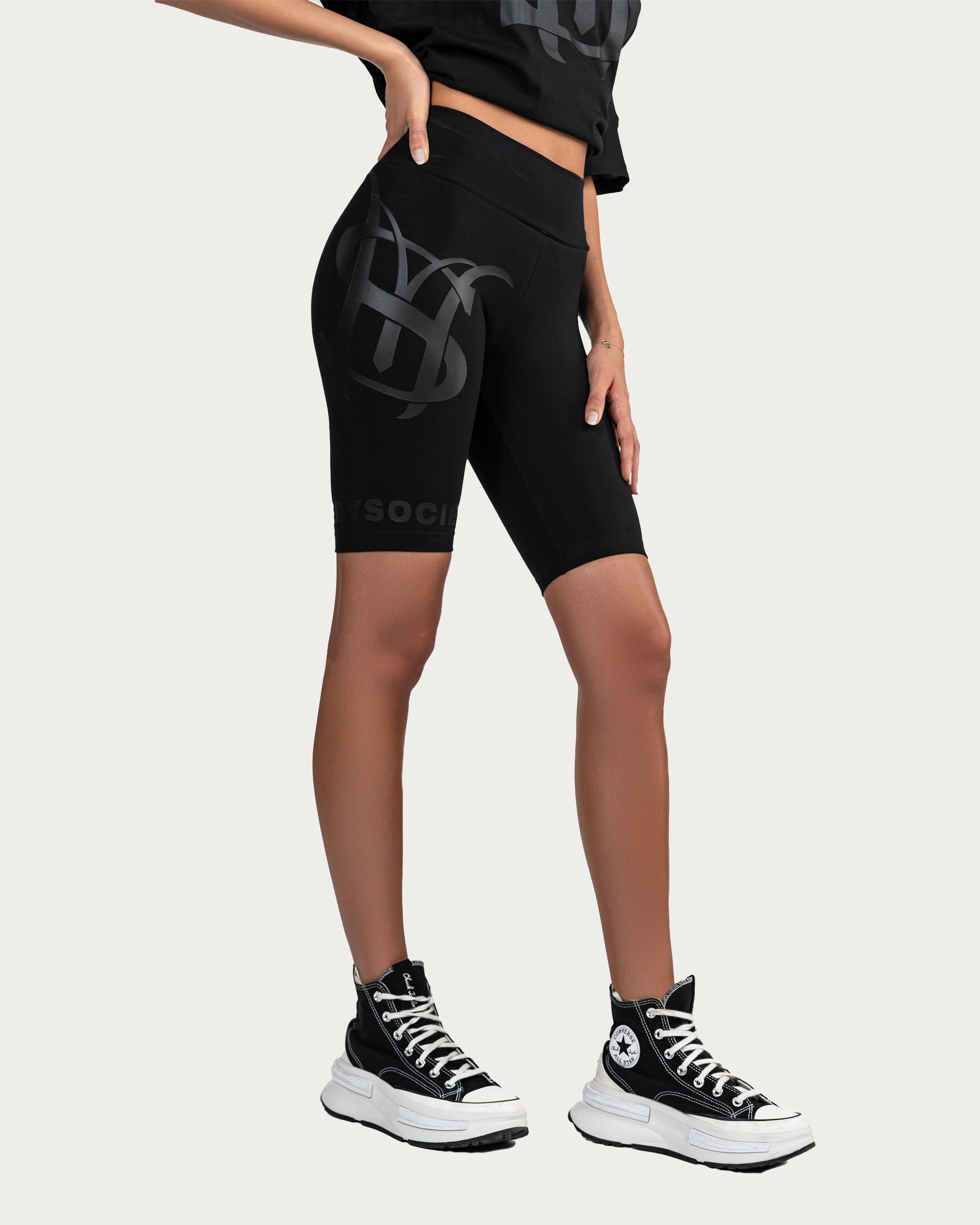 Branded Leggings Shorts - B25373