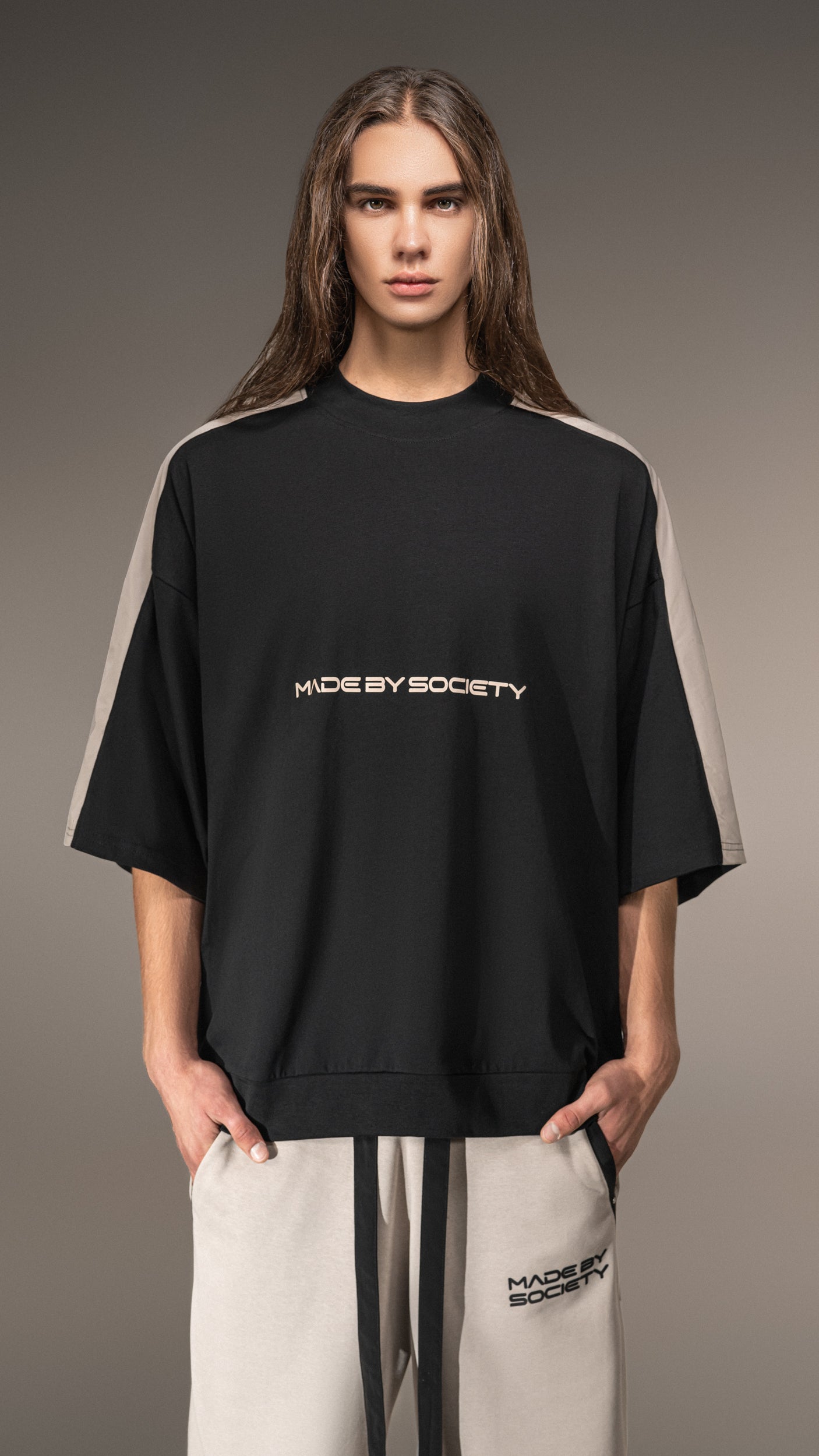 Koszulka Oversized „Made by Society” – T15629