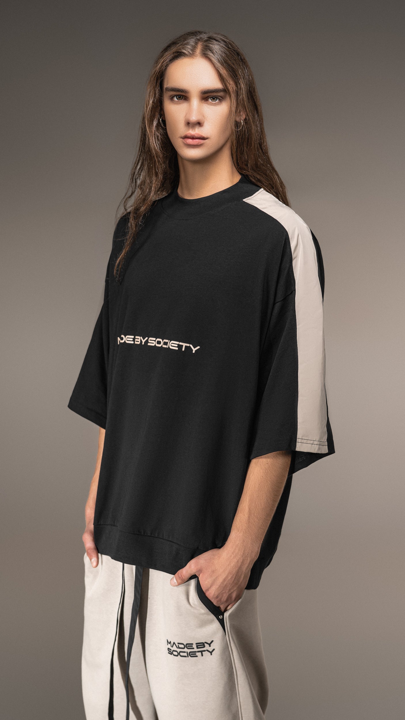 Koszulka Oversized „Made by Society” – T15629