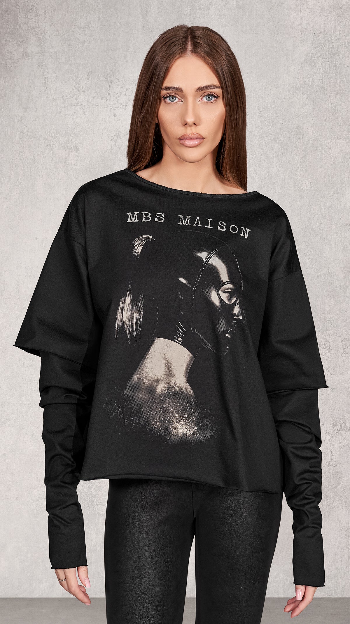 Tricou Masque Layered  Black - T28018