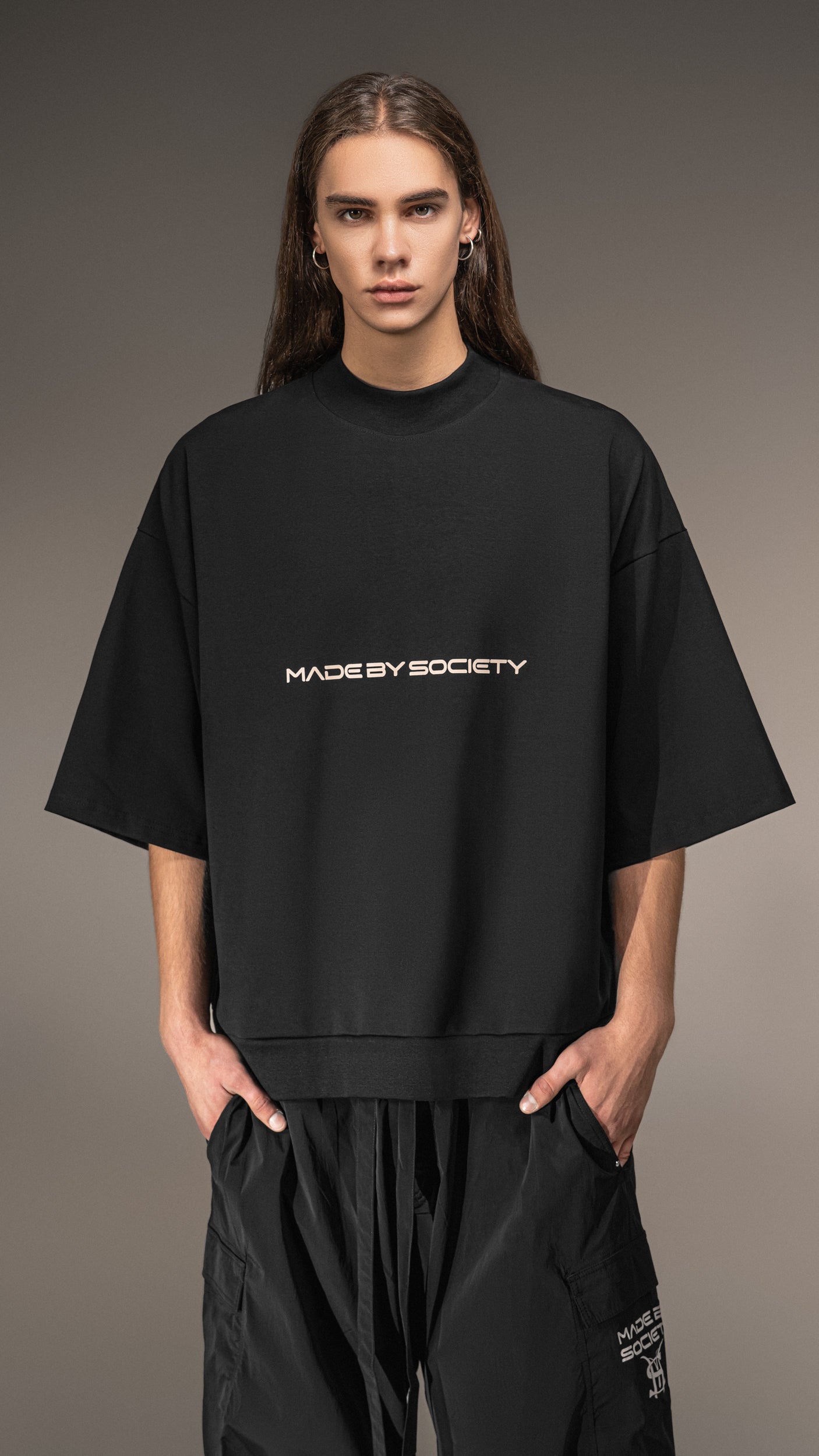 Koszulka Oversized „Made by Society” – T15615