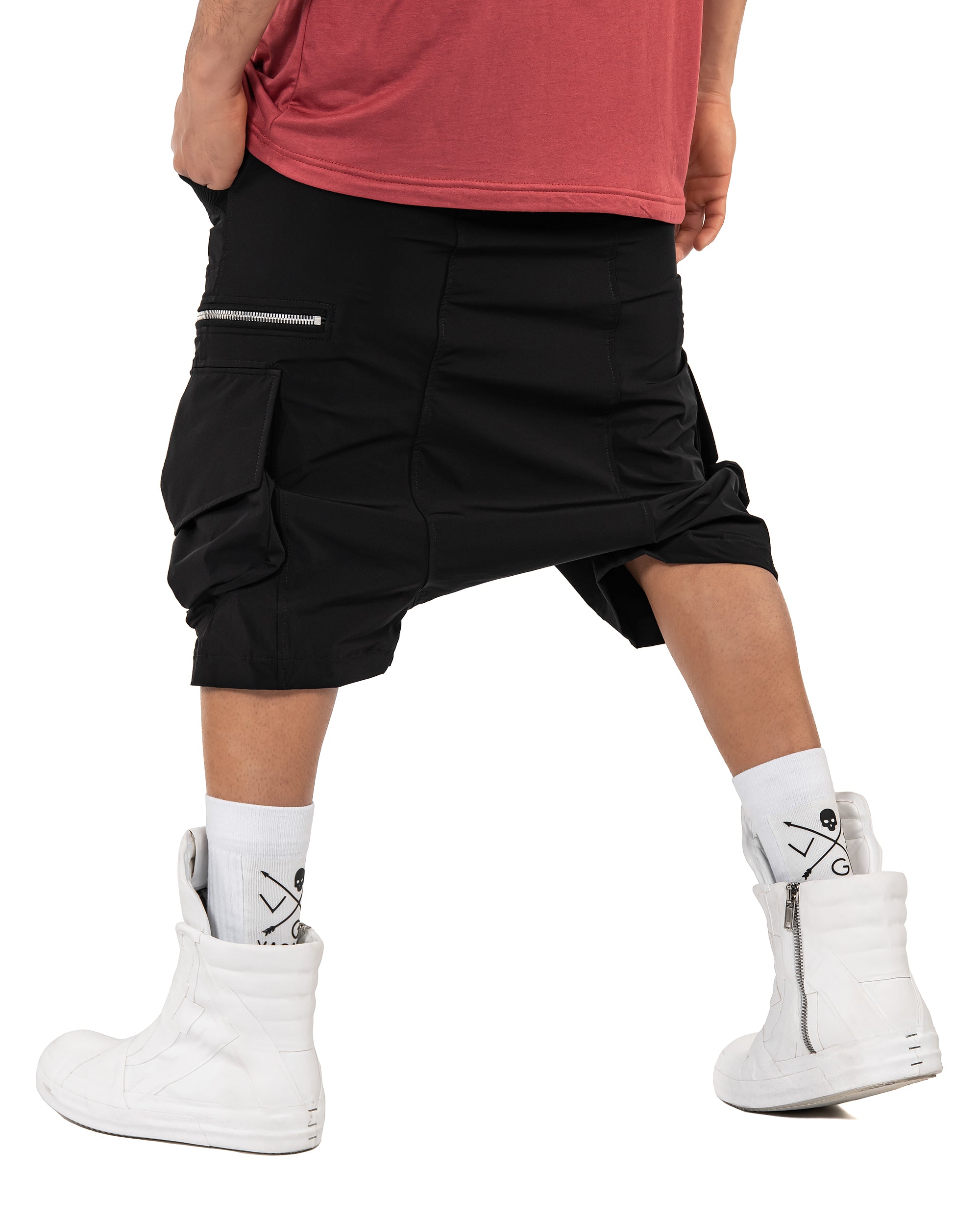 Zip cargo shorts - B11827