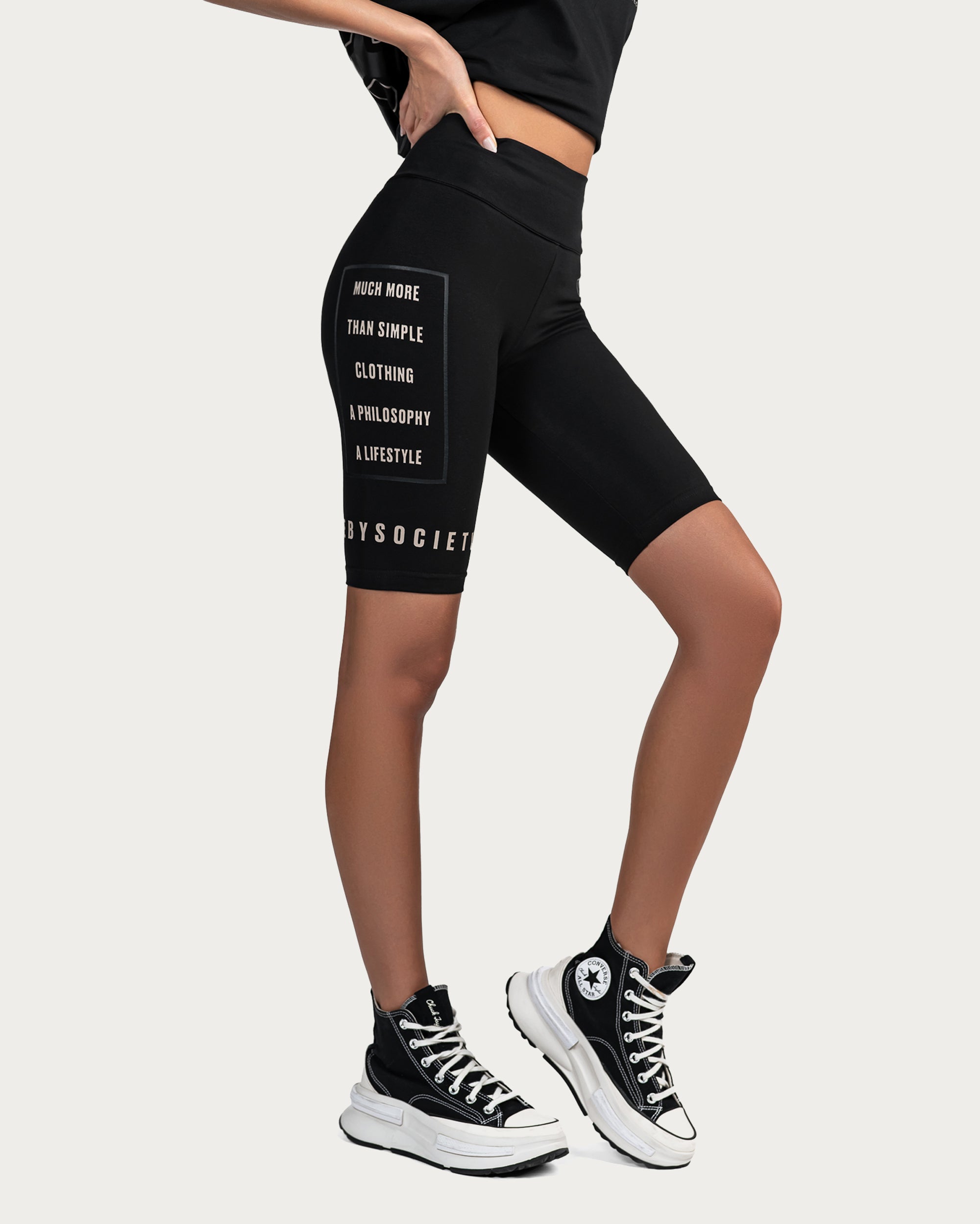 Branded Leggings Shorts - B25351