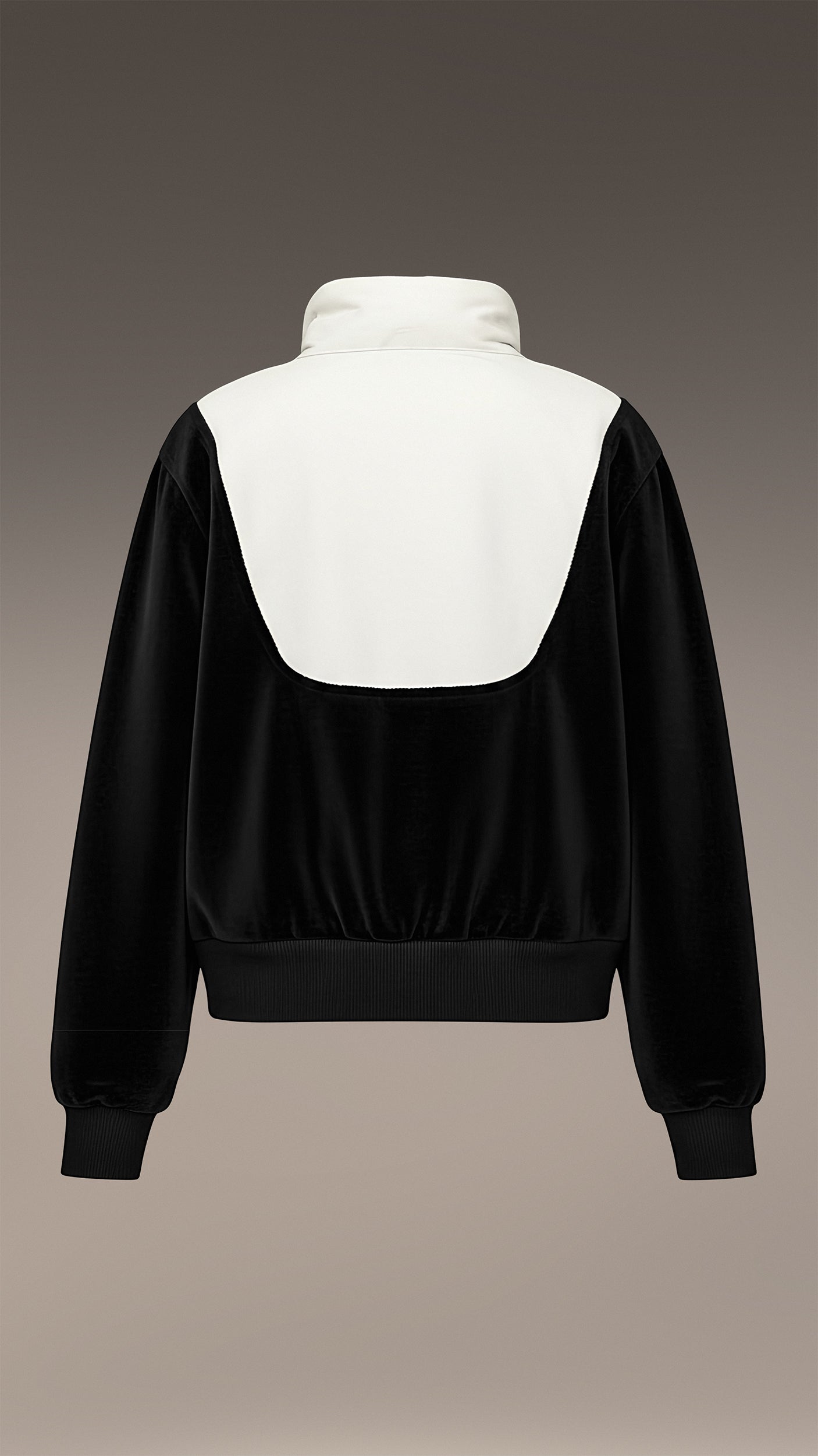 Bluza z kapturem z aksamitu - H36738