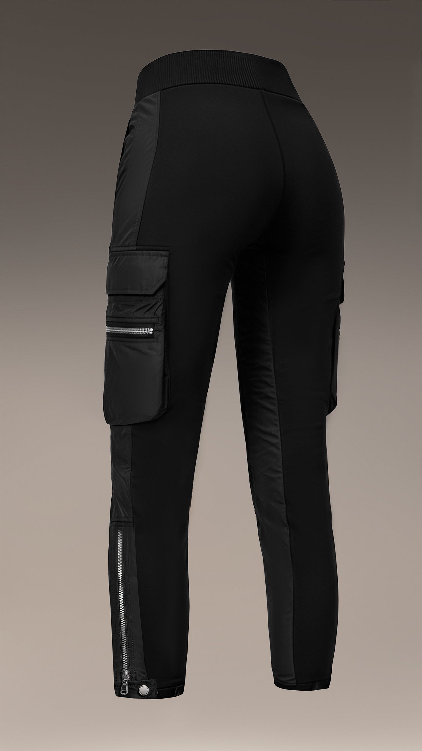 Spodnie cargo zapinane na zamek - P23489