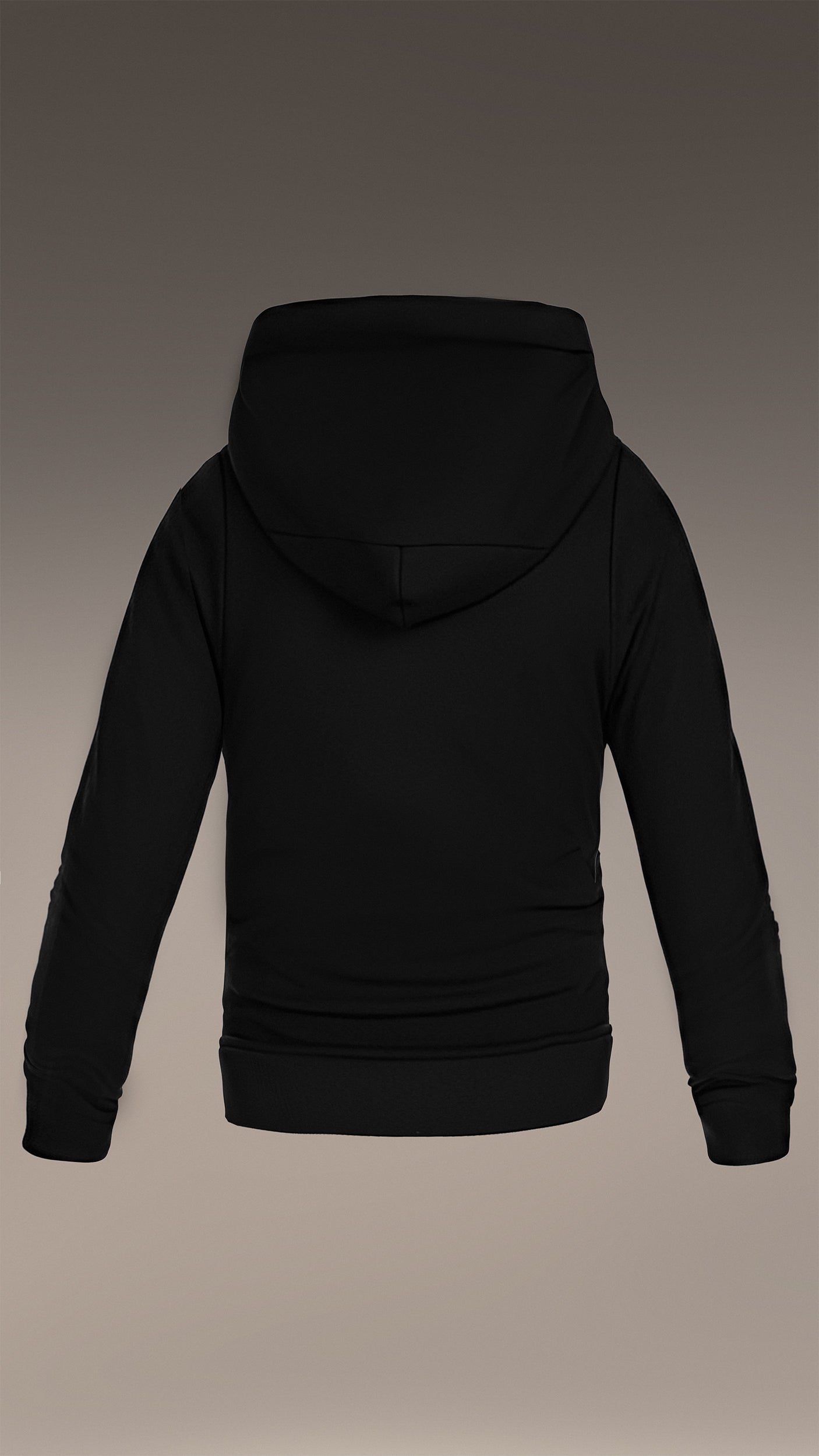 Diagonal zip hoodie - H34110