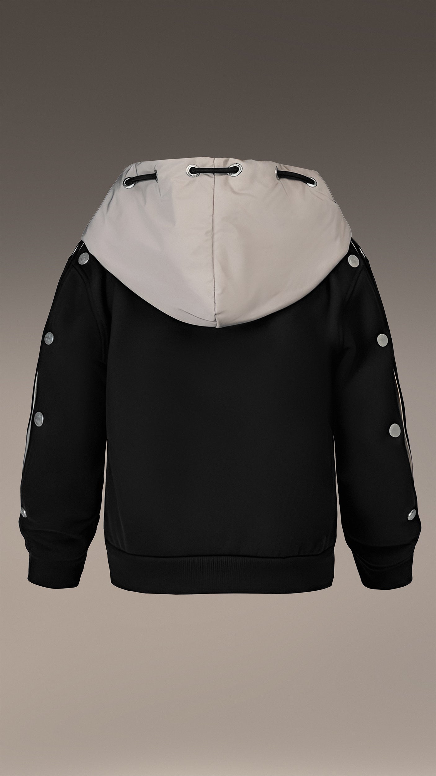 Bluza z kapturem na zamek - H35195