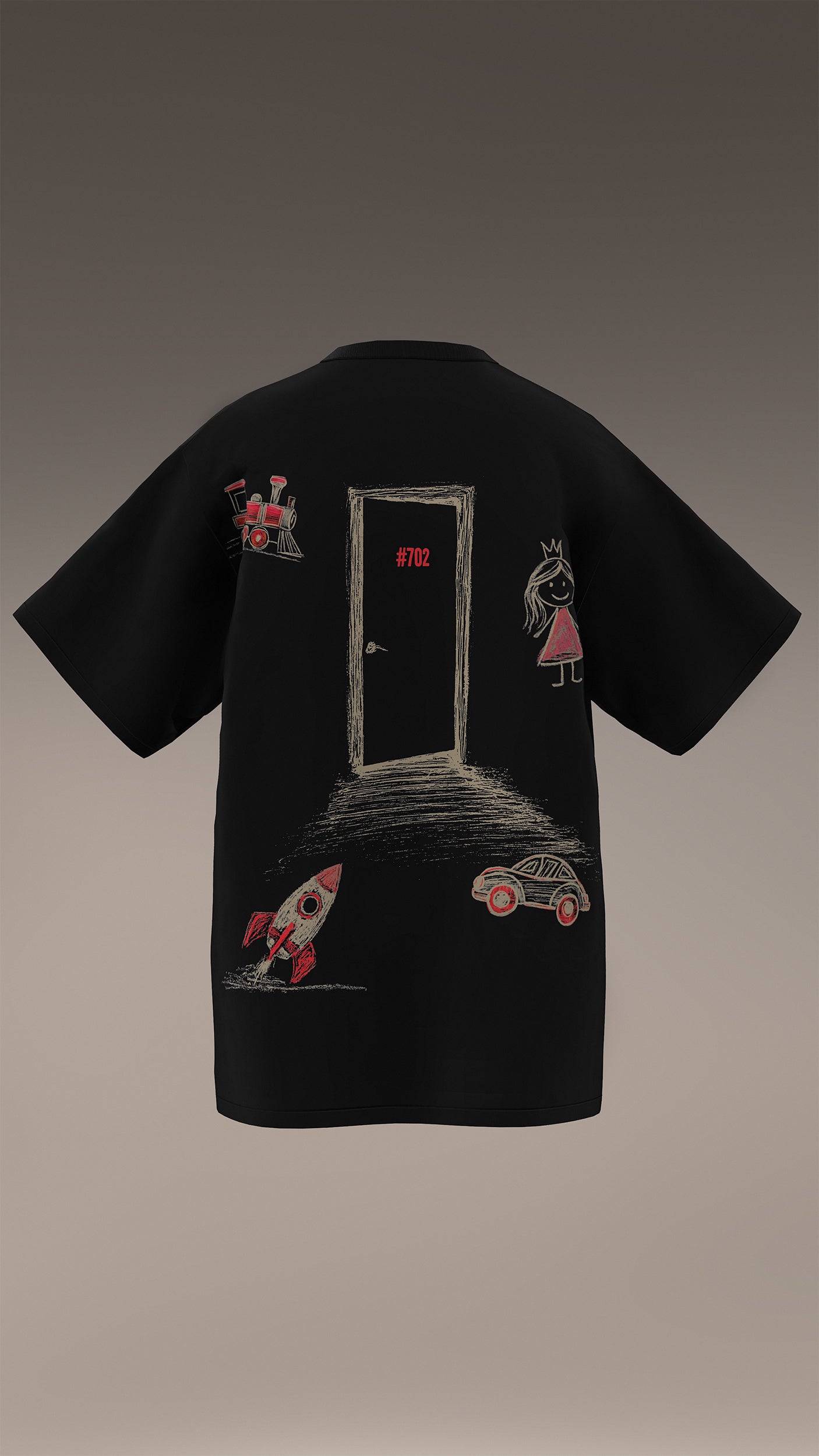 KIDS' T-SHIRT "COURAGE" - T37004