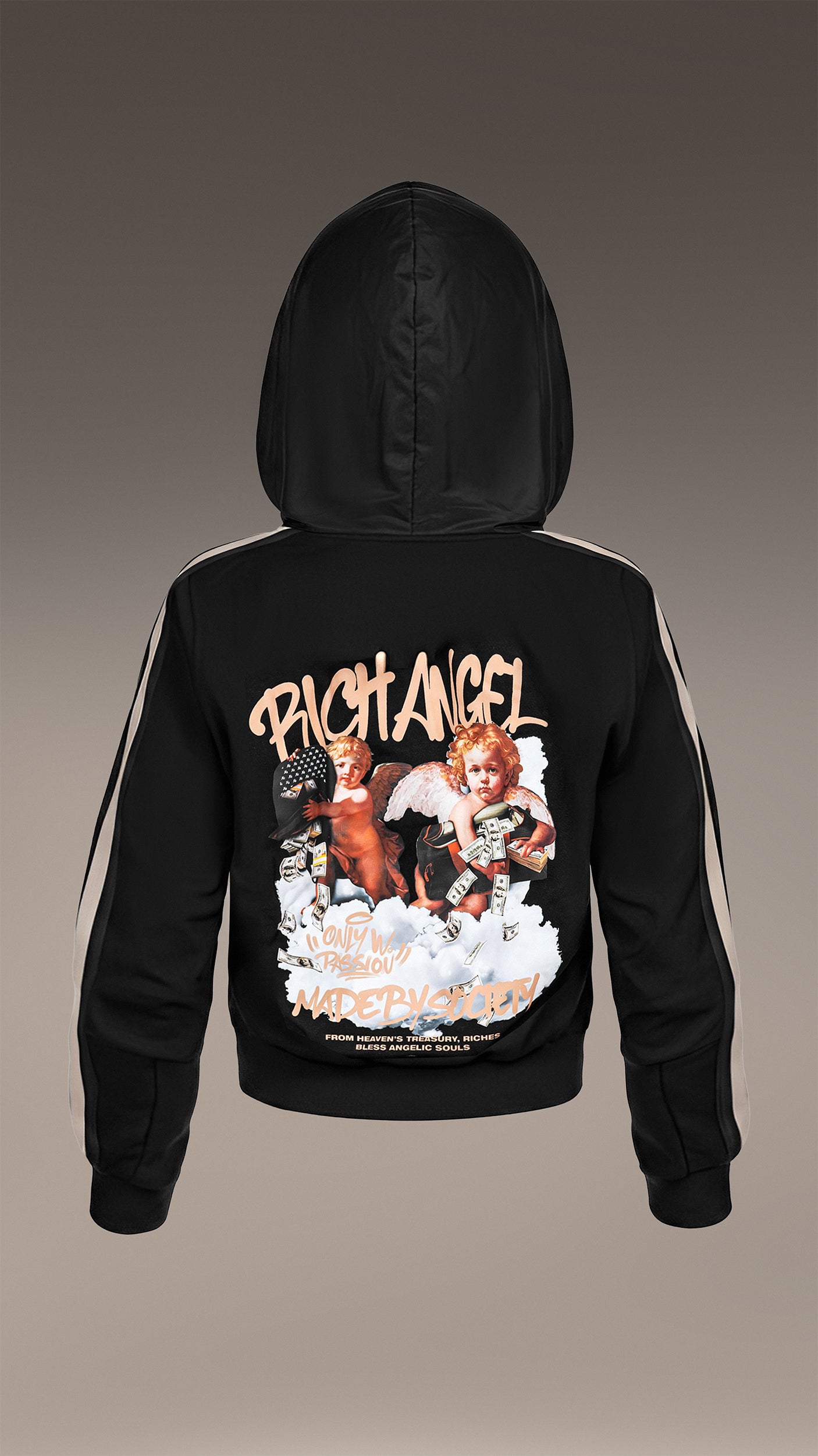 Bluza z kapturem Bogaty Anioł - H24050