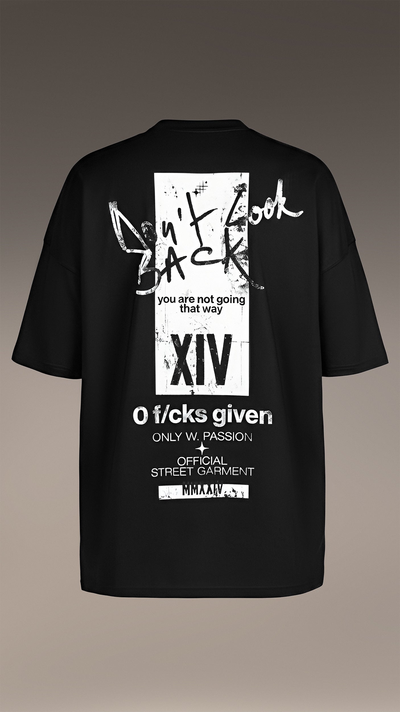 Tricou "DON'T LOOK BACK" - T15288