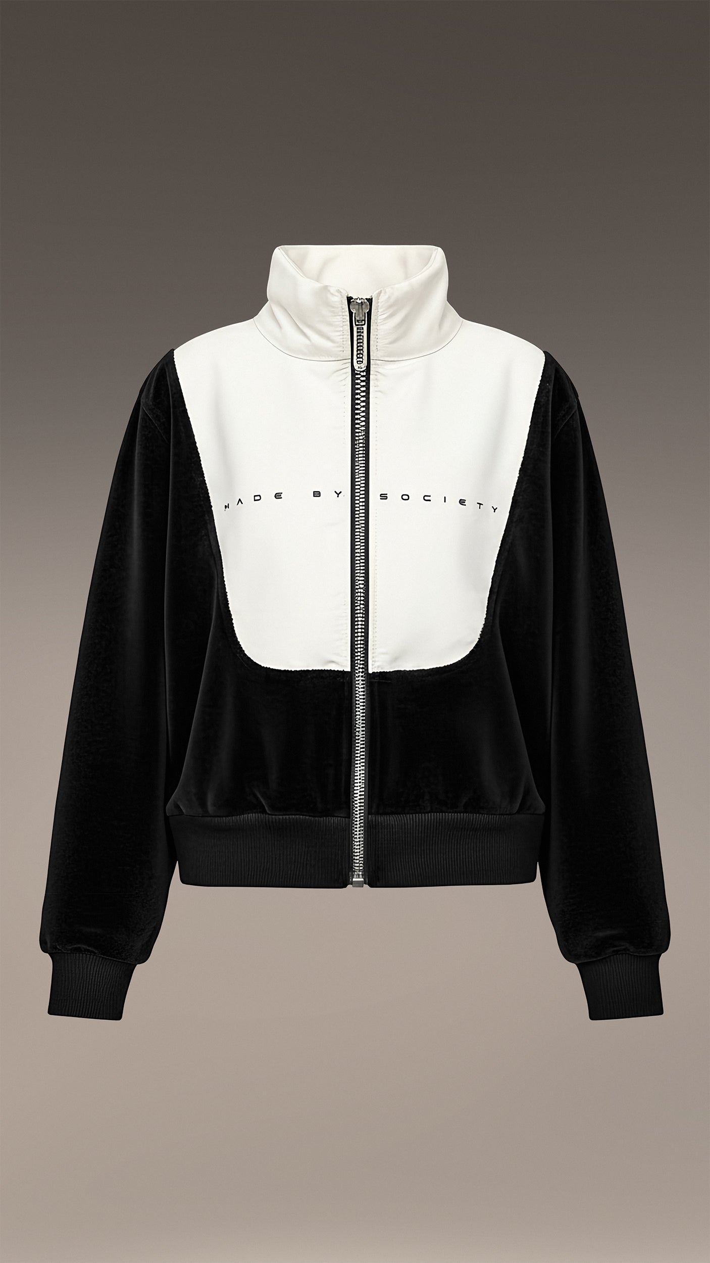 Bluza z kapturem z aksamitu - H36738