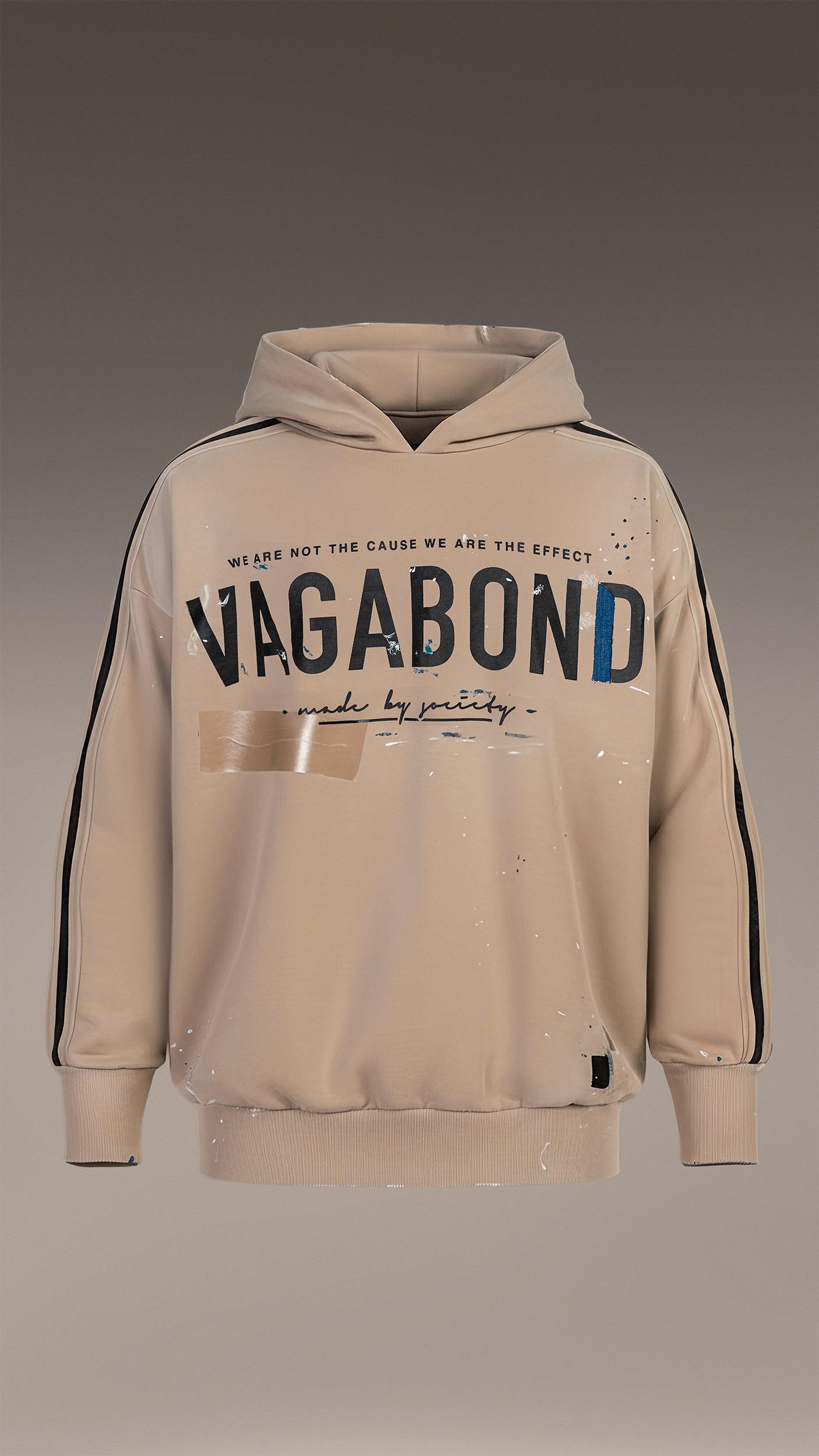 Bluza z kapturem Vagabond w paski - H13809