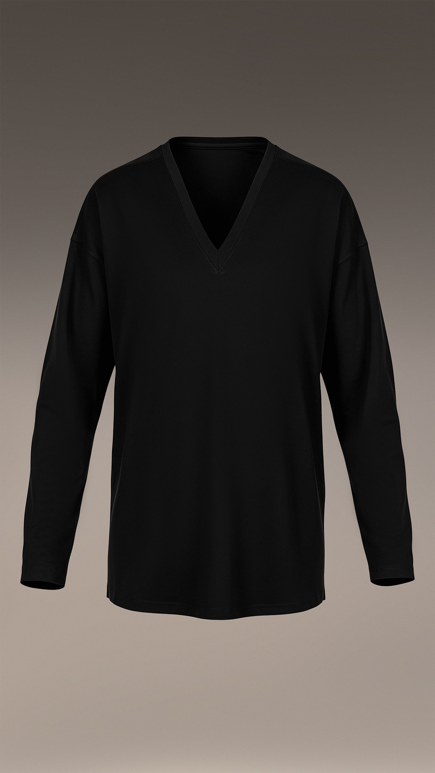 Top z dekoltem w kształcie litery V - T13079