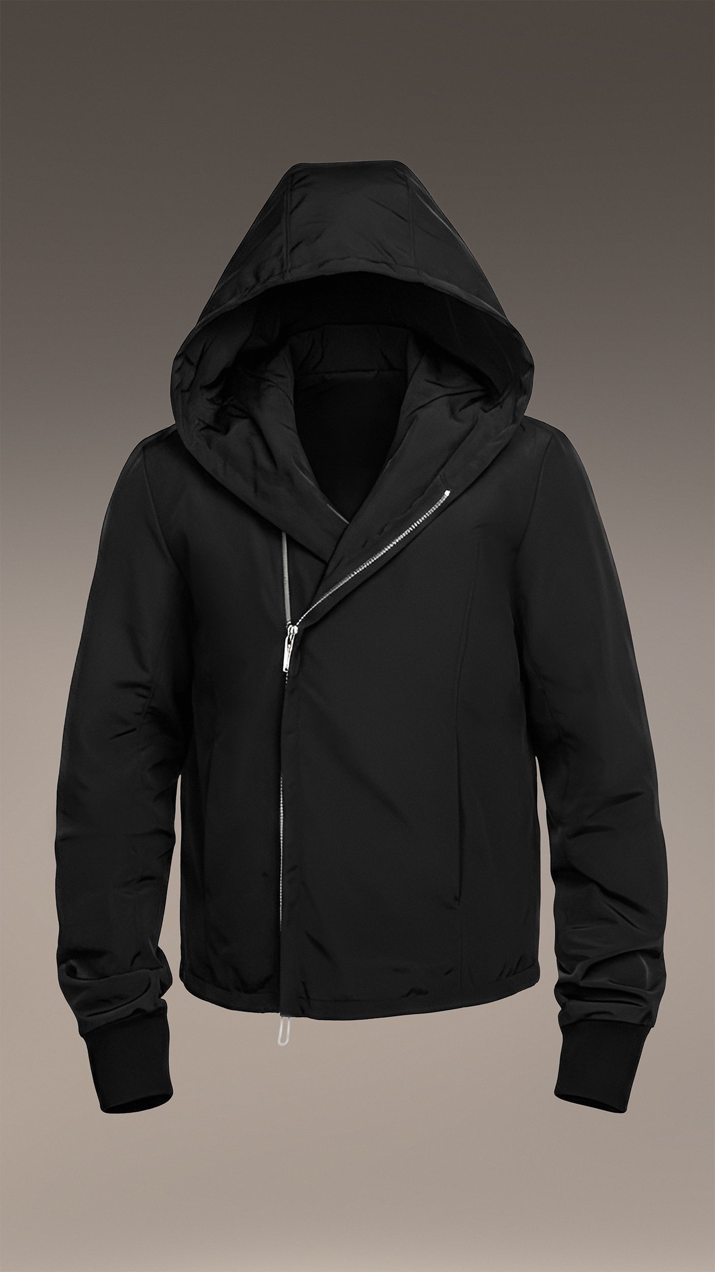 Side hoodie jacket - J12186