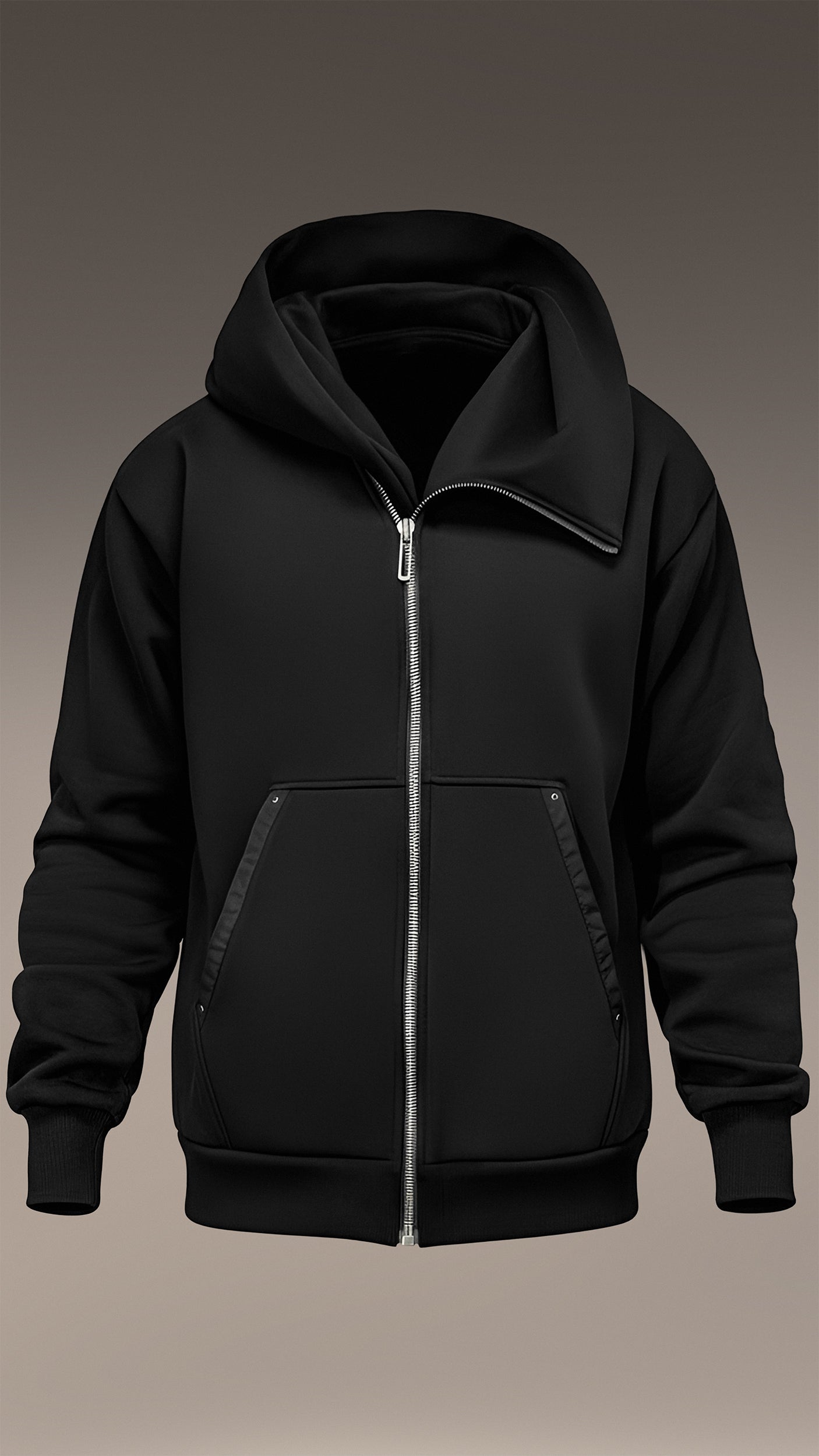 Asymetryczny Bluza z Zamkiem Made by Society – H16166