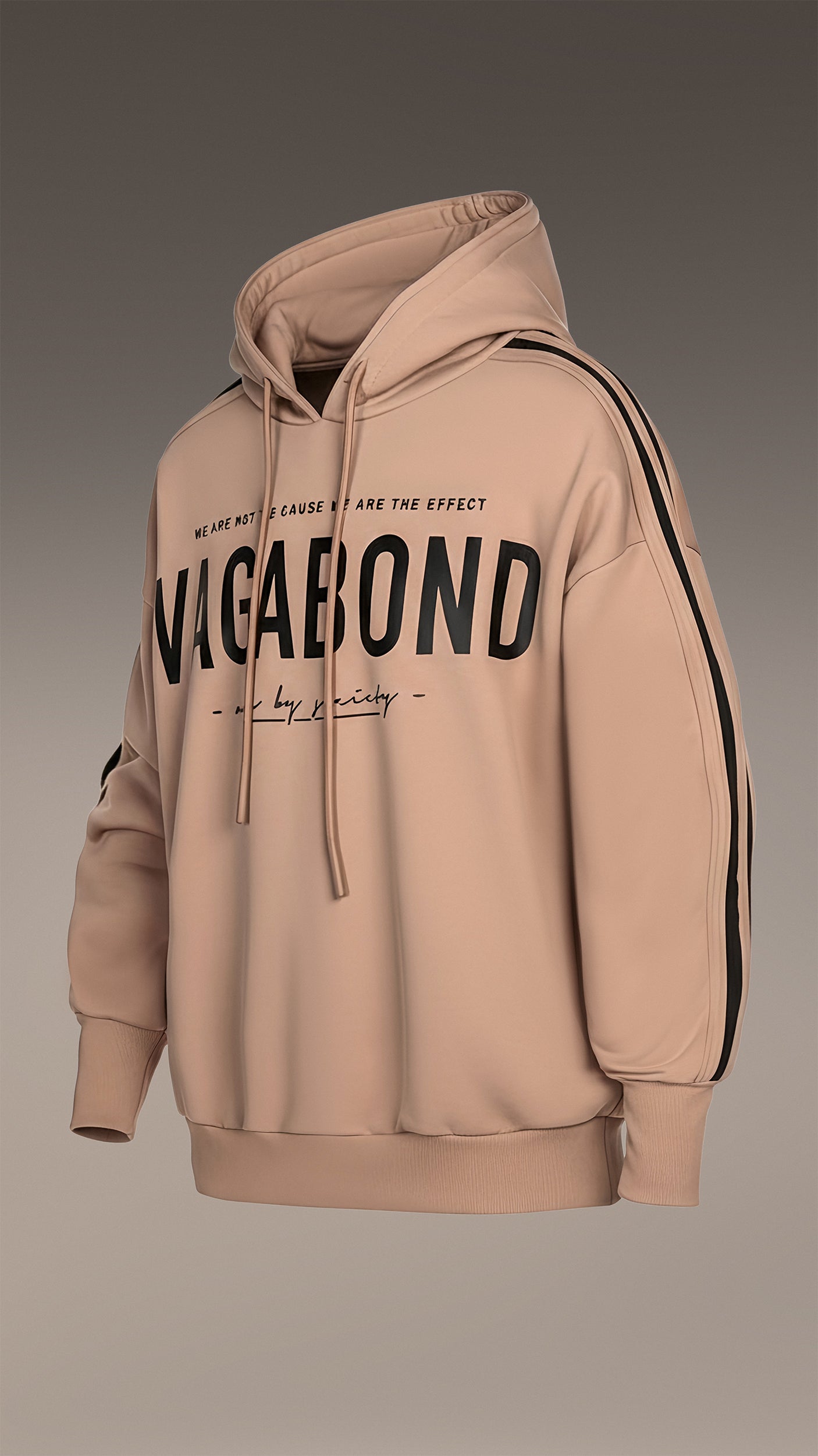 Bluza z kapturem Vagabond w paski - H13087