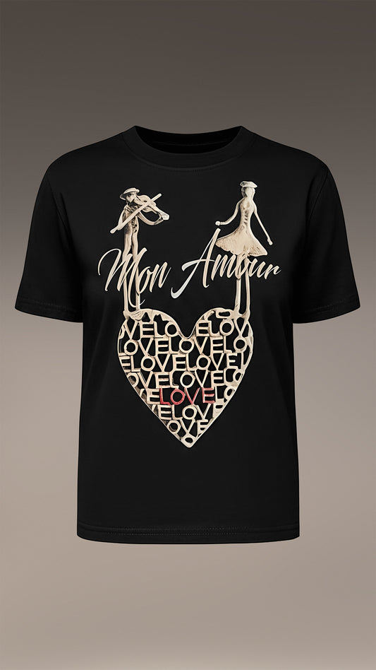 Koszulka "Mon Amour" - T27006