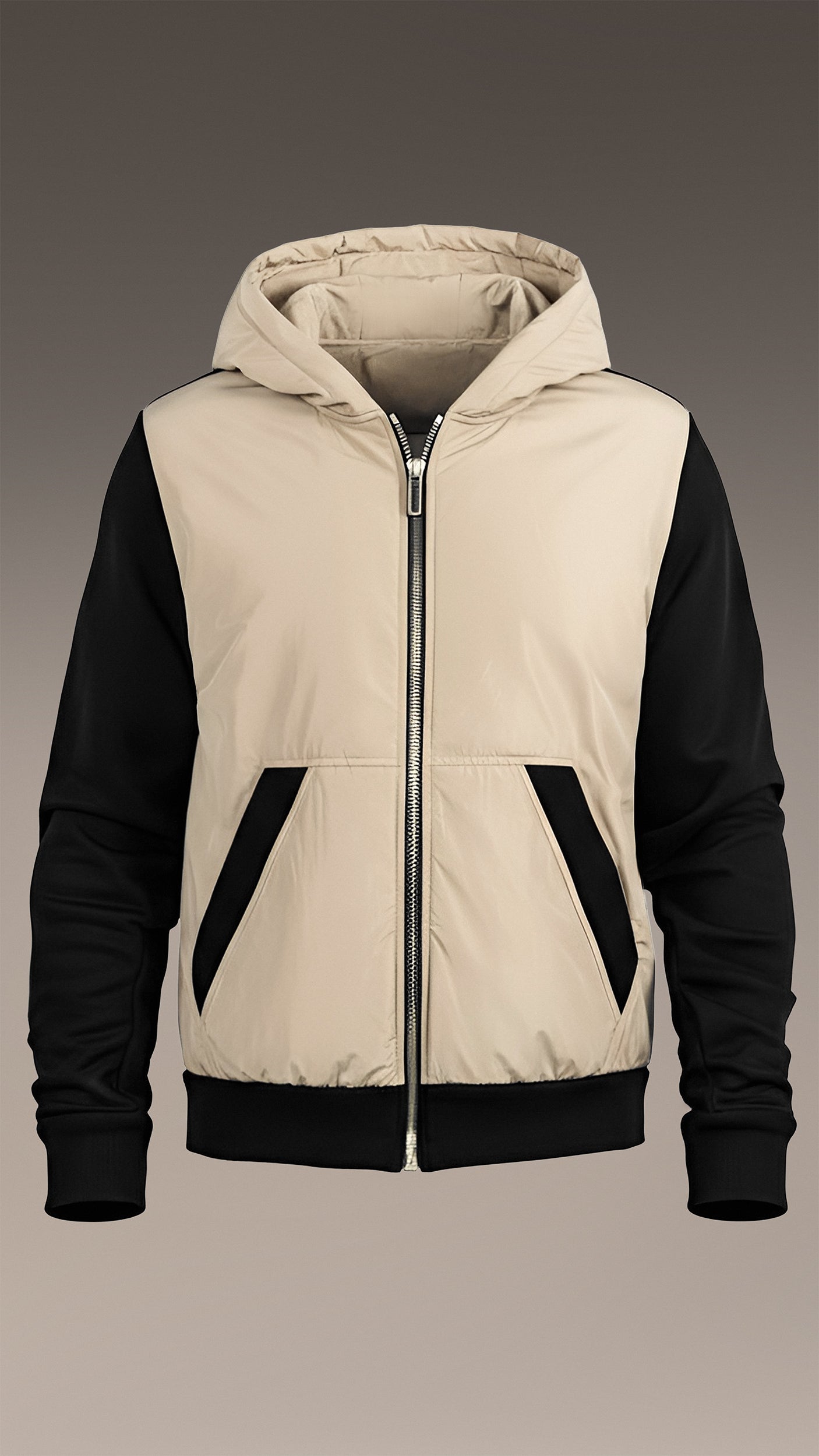 Bluza z kapturem na suwak - H15117