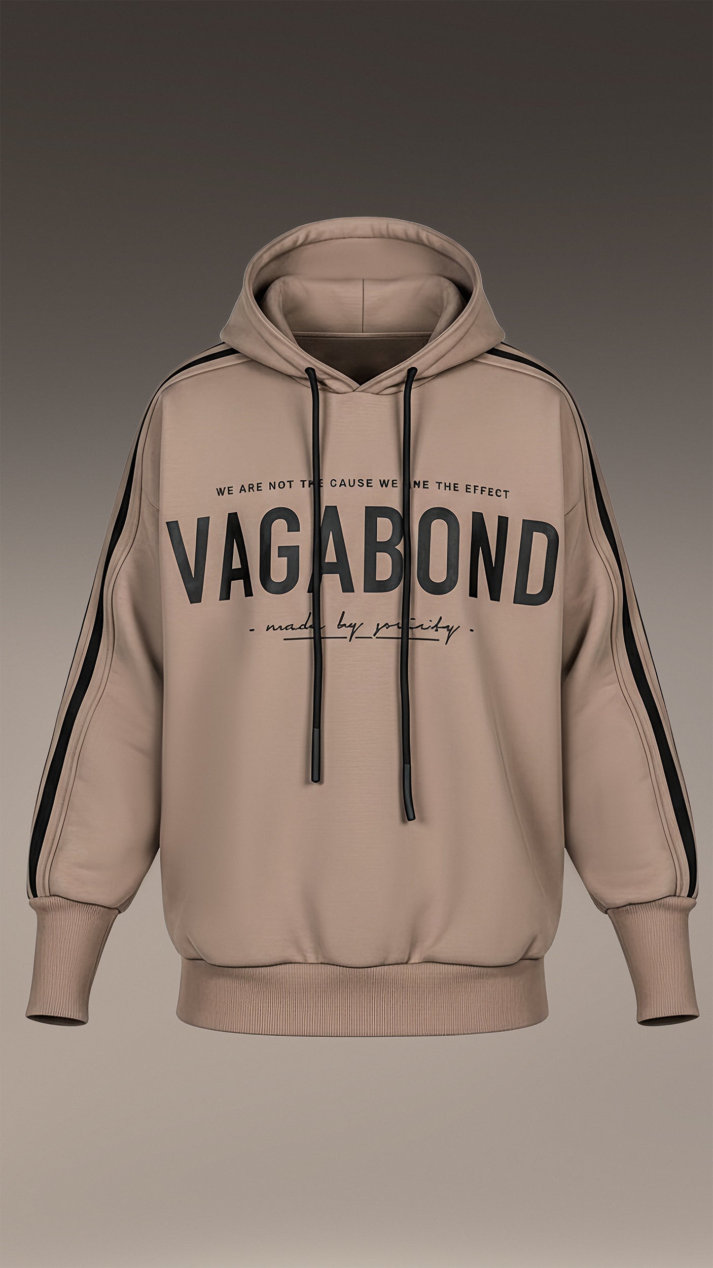 Bluza z kapturem Vagabond w paski - H13918
