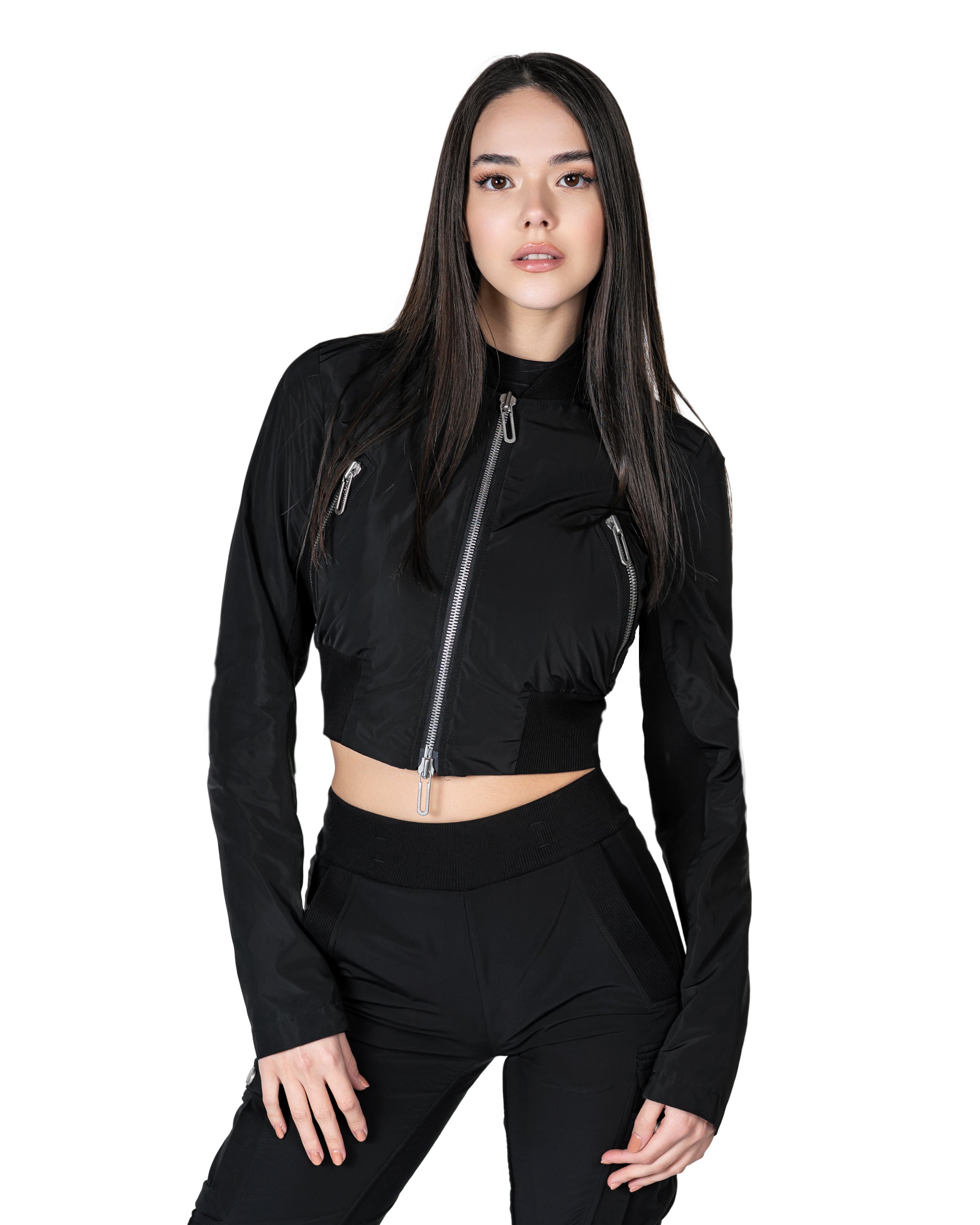 Kurtka bomber zapinana na zamek - J22163