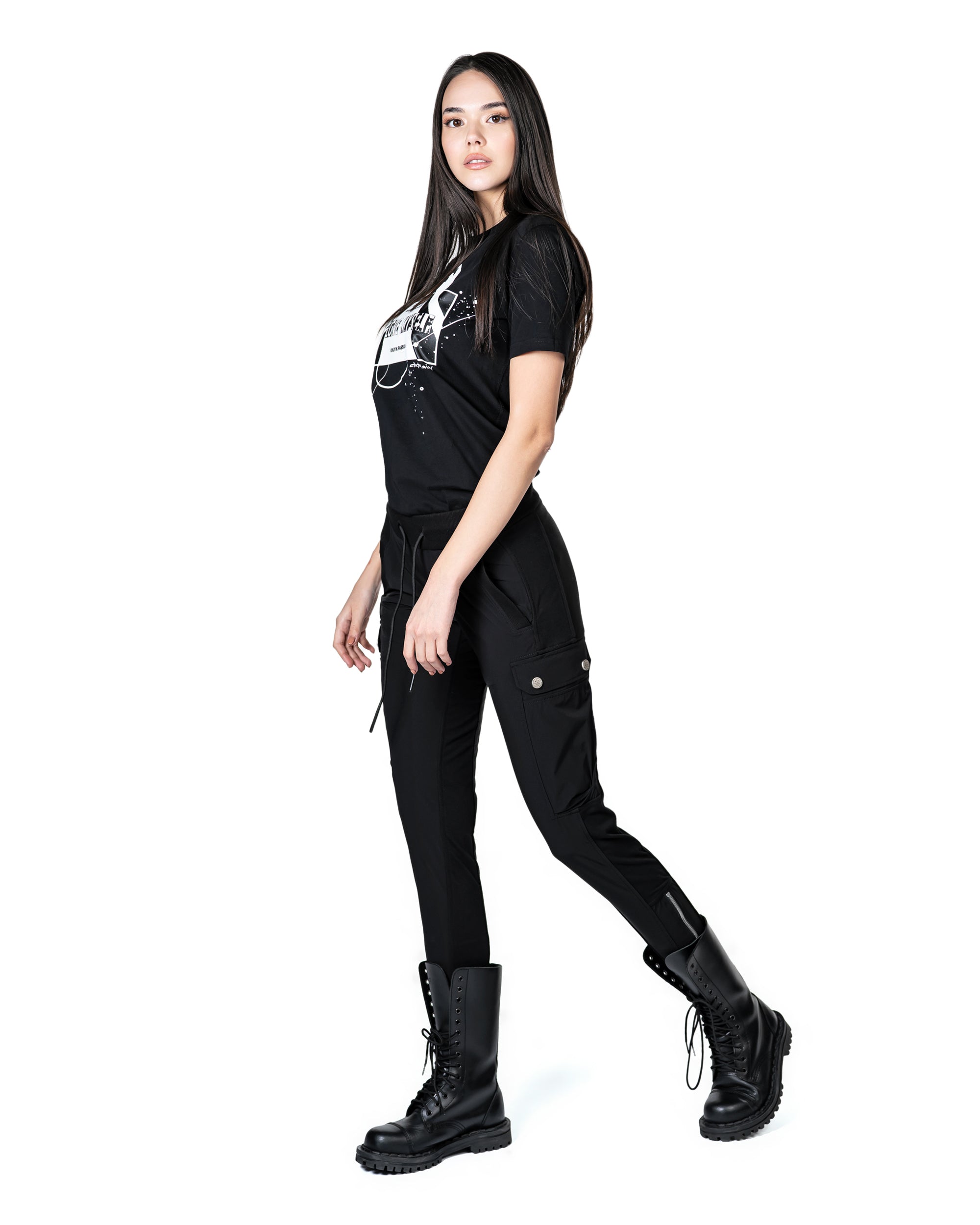 Spodnie dresowe cargo - P22456
